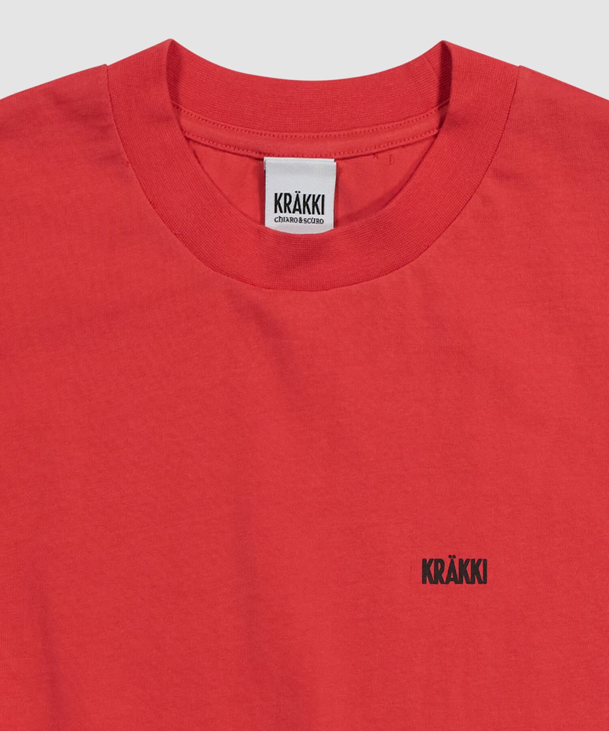 크래키(KRAKKI) [Women] Basic Logo Tee_Red [KR265PWT404]