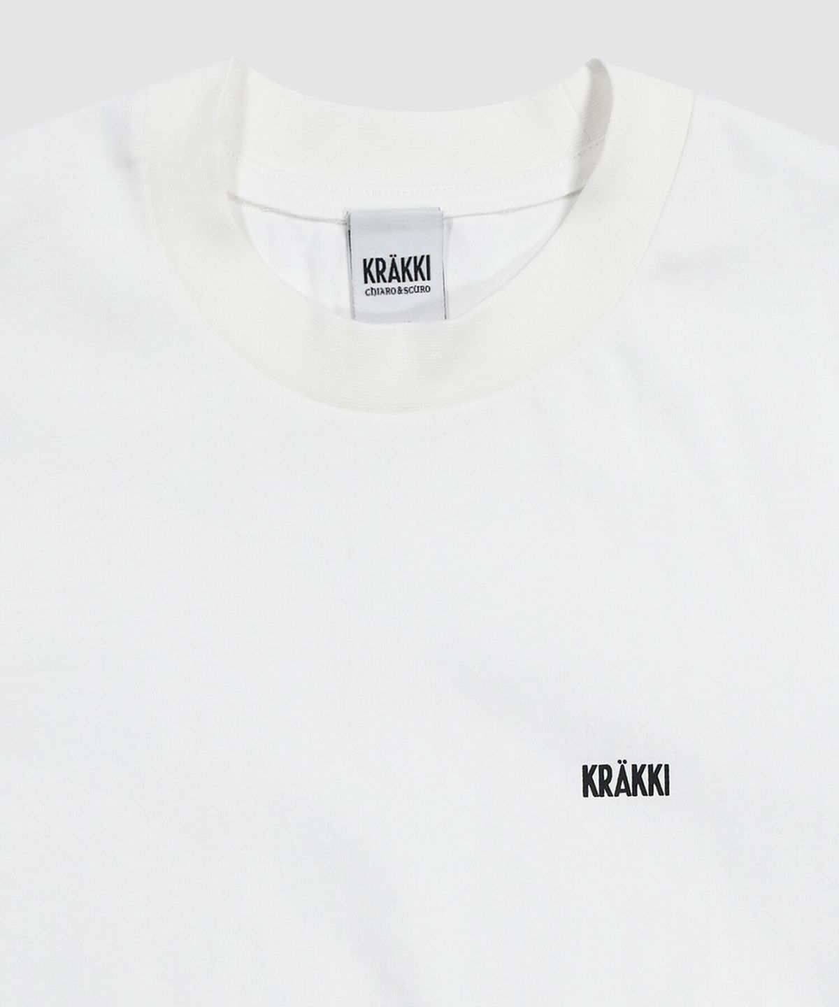 크래키(KRAKKI) [Women] Basic Logo Tee_White [KR265PWT402]