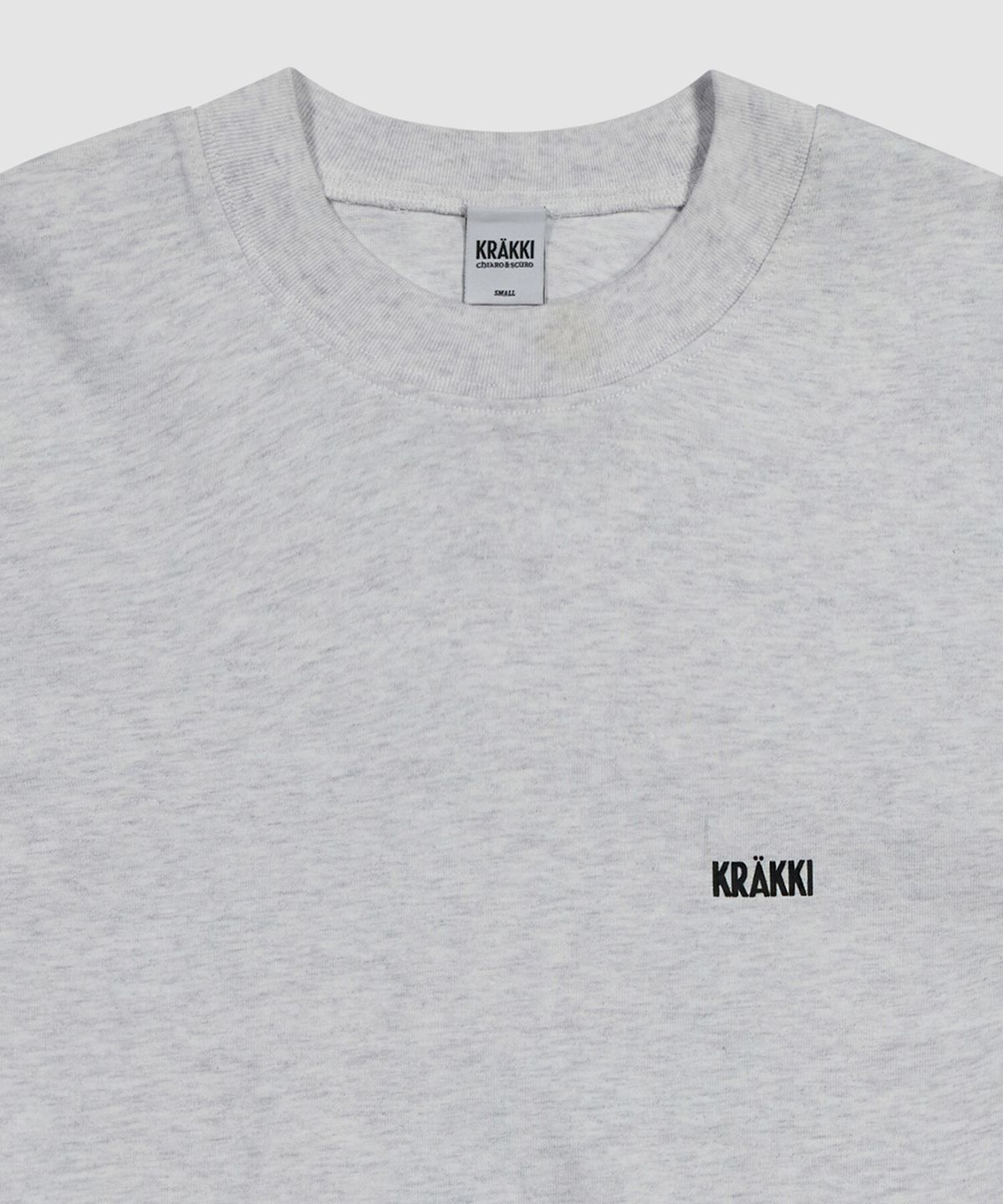 크래키(KRAKKI) [Women] Basic Logo Tee_M/Gray [KR265PWT401]