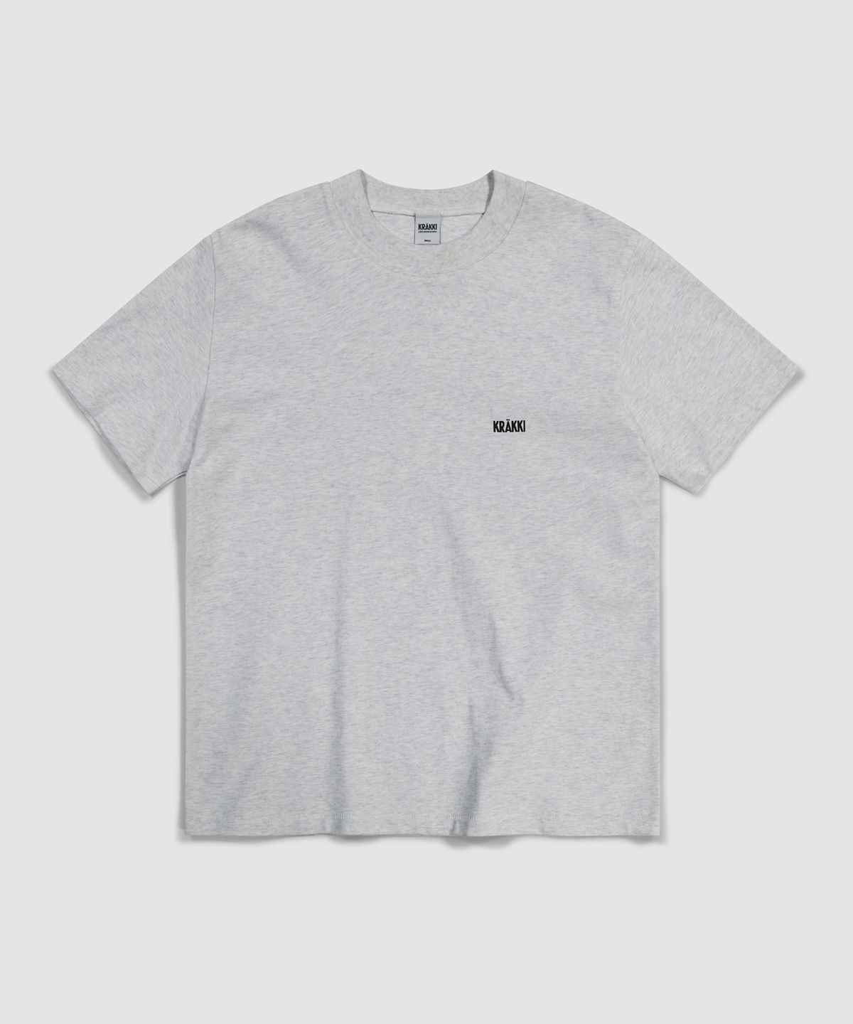 크래키(KRAKKI) [Women] Basic Logo Tee_M/Gray [KR265PWT401]