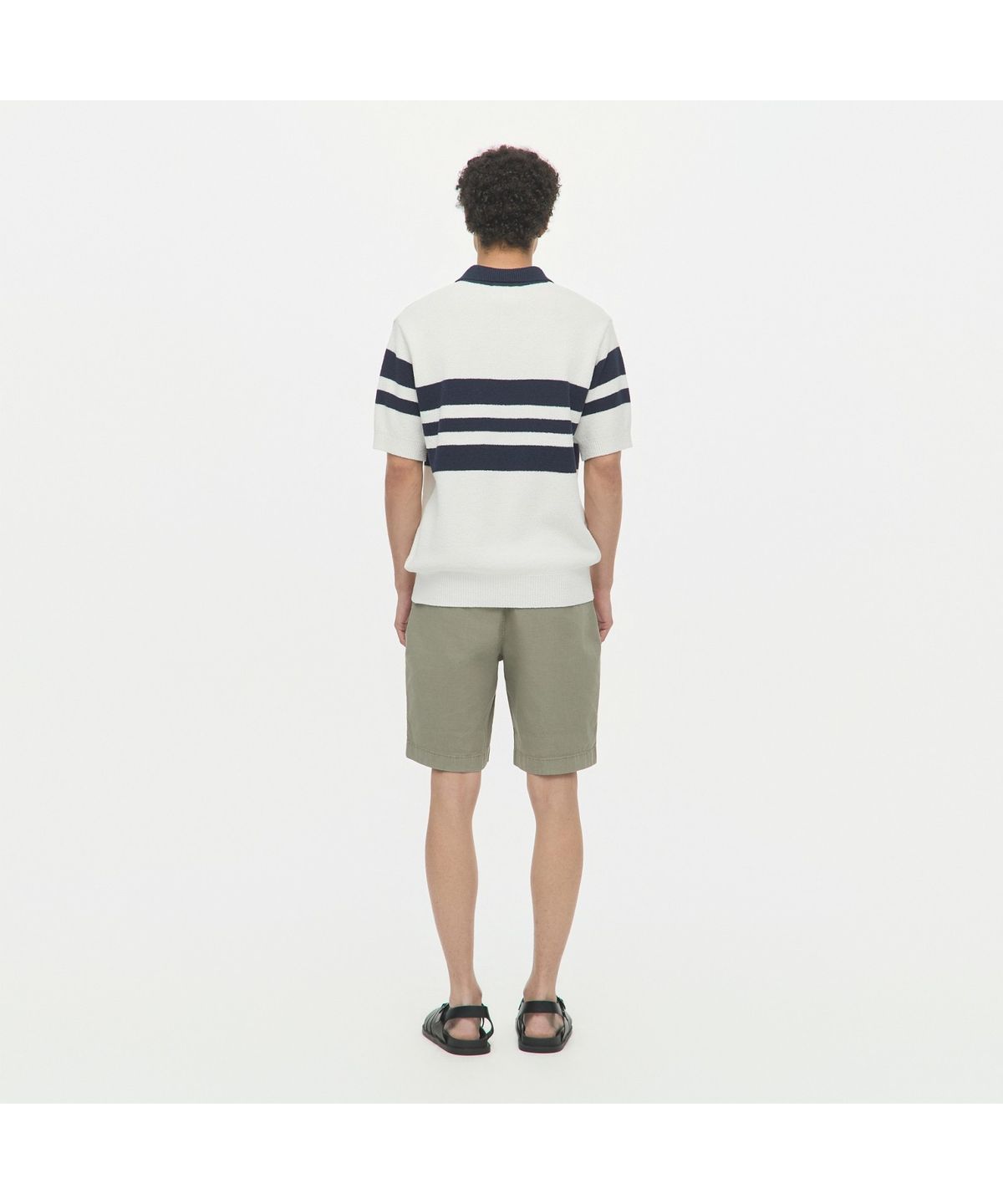 헨리코튼(HENRY COTTONS) 솔리드 다잉 하프 팬츠 AHPOM26301KHX