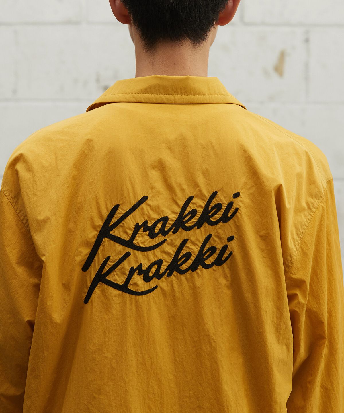 크래키(KRAKKI) [Unisex] Coach Jacket_Yellow [KR265PUJ411]