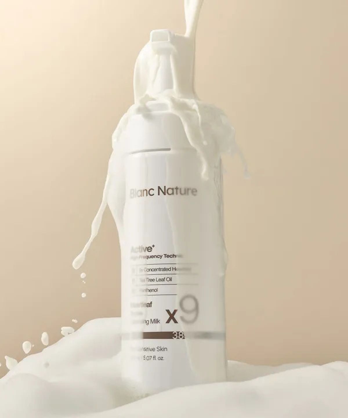 블랑네이처(BLANCNATURE) 9배 어성초 버블 클렌징 밀크 150ml