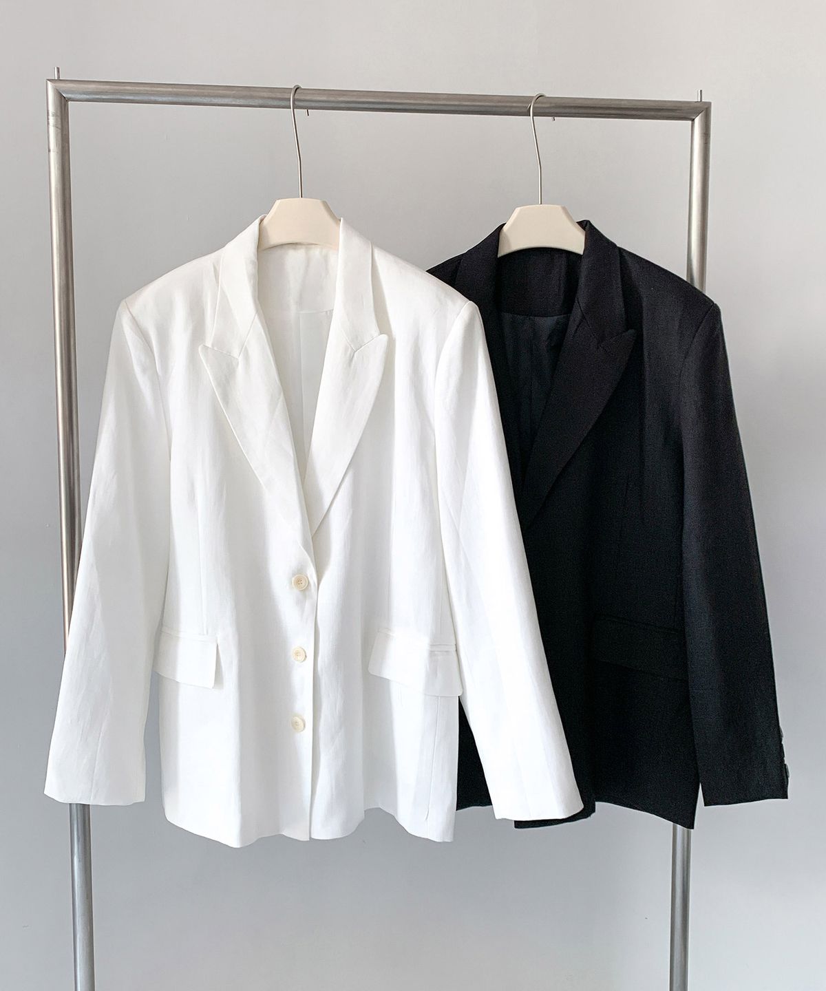 바스카라(VASCARA) Oversized Linen Single Jacket (2colors)