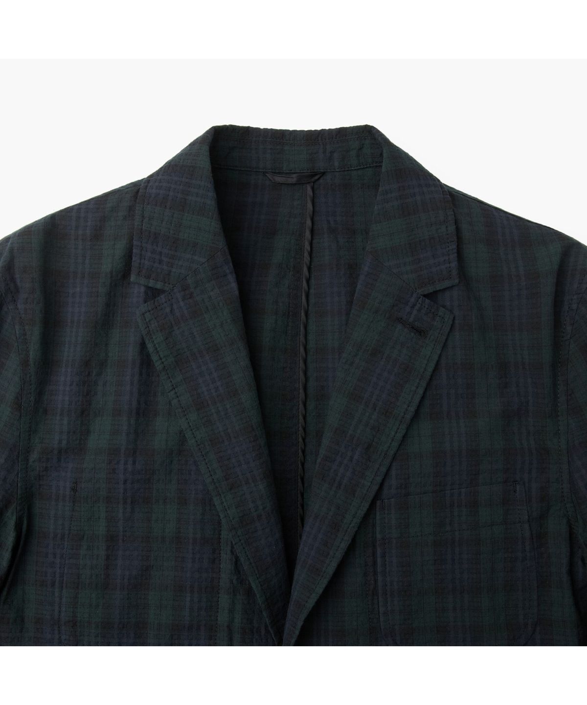 헨리코튼(HENRY COTTONS) [Imported Fabric] 체크 패턴 시어서커 자켓 AHJAM26551NYX