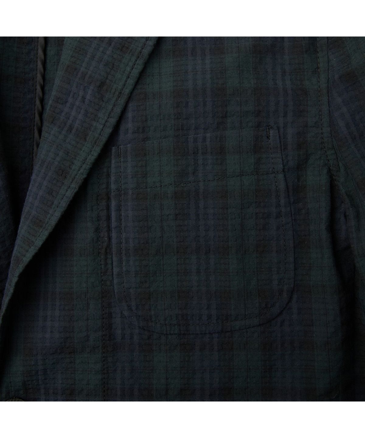 헨리코튼(HENRY COTTONS) [Imported Fabric] 체크 패턴 시어서커 자켓 AHJAM26551NYX