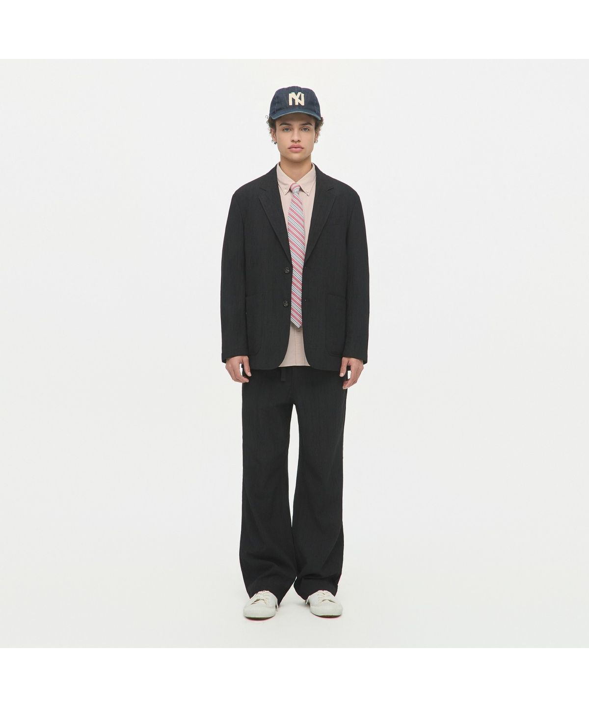헨리코튼(HENRY COTTONS) 크리즈 셋업 자켓 AHJAM26541BKX