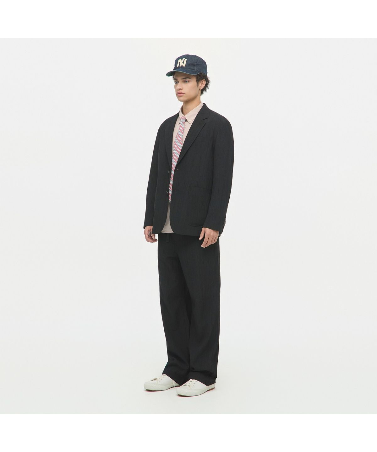 헨리코튼(HENRY COTTONS) 크리즈 셋업 자켓 AHJAM26541BKX