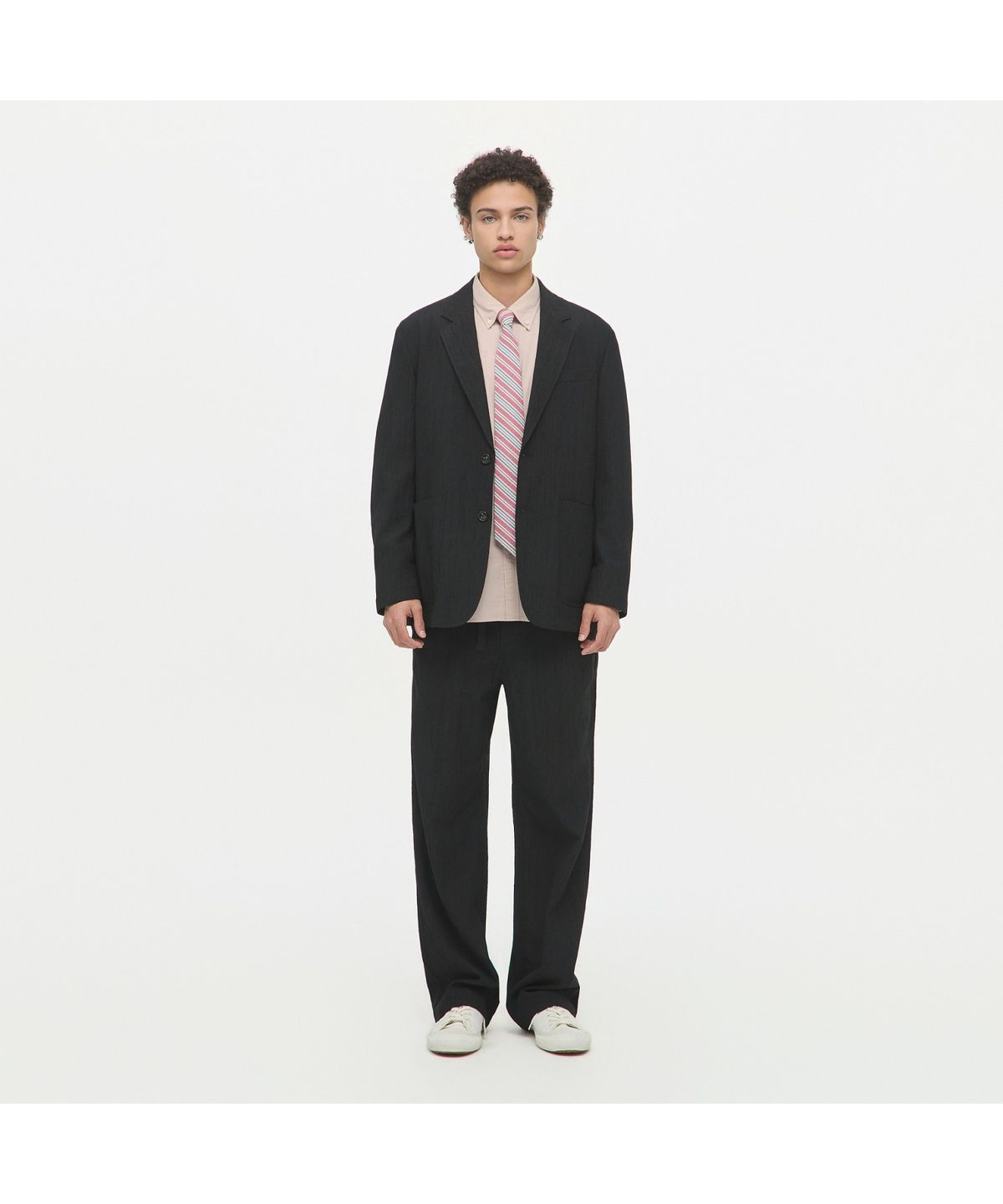 헨리코튼(HENRY COTTONS) 크리즈 셋업 자켓 AHJAM26541BKX