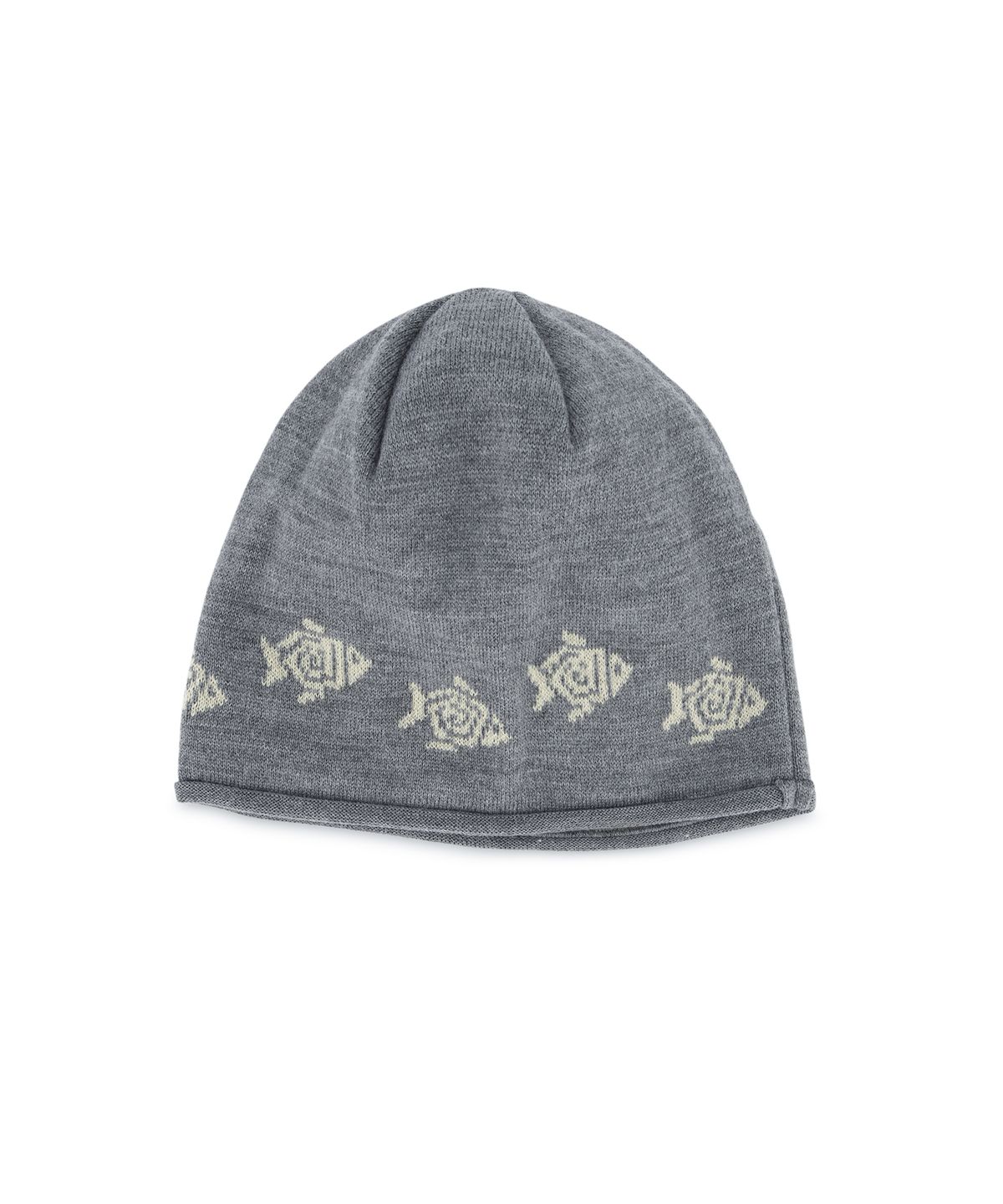 헬로 선라이즈(HELLO SUNRISE) HS Fish Logo Beanie_Gray