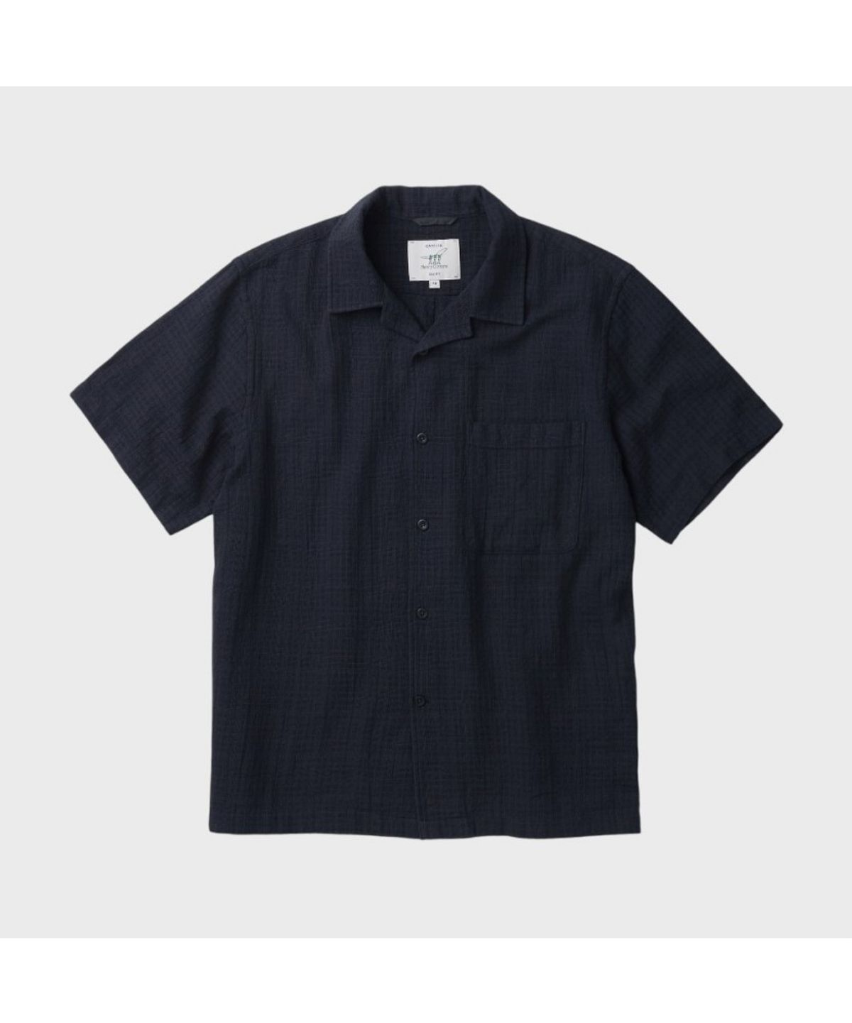 헨리코튼(HENRY COTTONS) [Imported Fabric] 마레(Mare) 오픈 카라 셔츠 AHSAM26651CHR