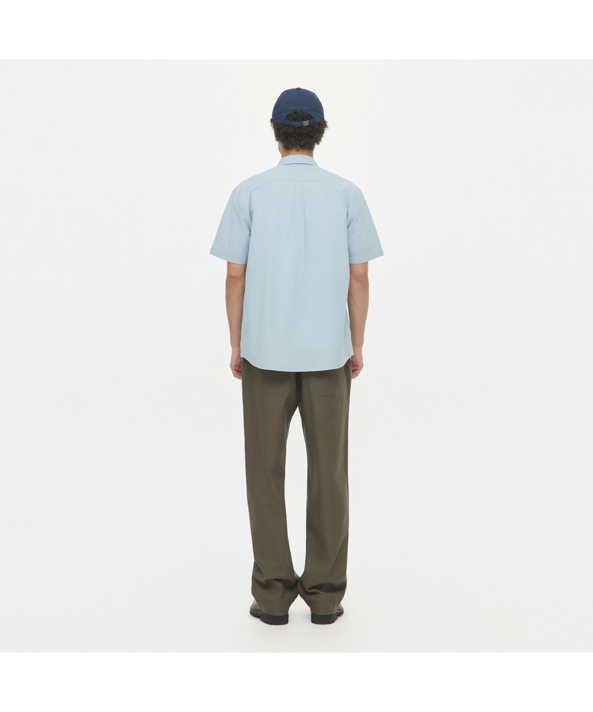 헨리코튼(HENRY COTTONS) 반팔 시어서커 셔츠 (레귤러핏) AHSAM26511BUL