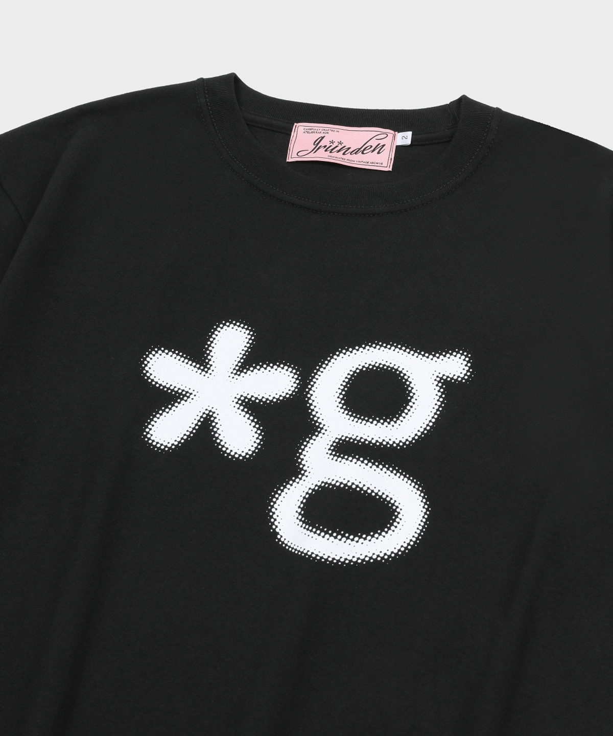 글런든(GRUNDEN) DOT LOGO T-SHIRT (BLACK)