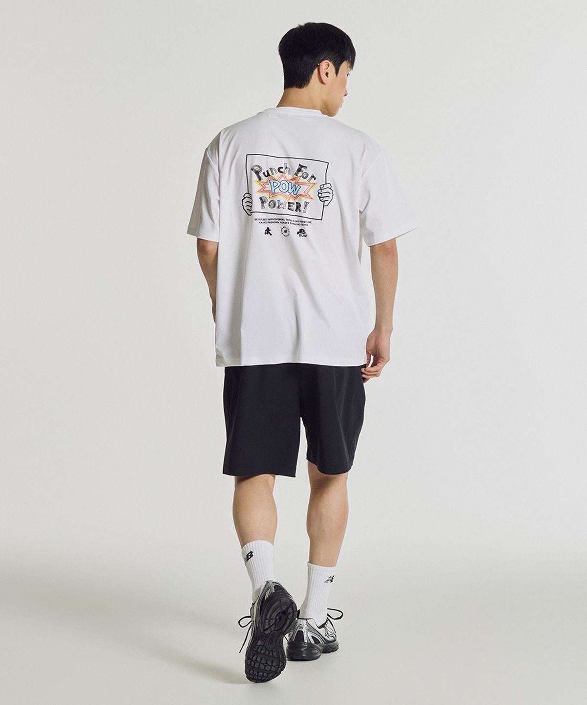 뉴발란스(NEW BALANCE) NBNEG25623 / UNI FROZEN 파워 반팔티 (WHITE)