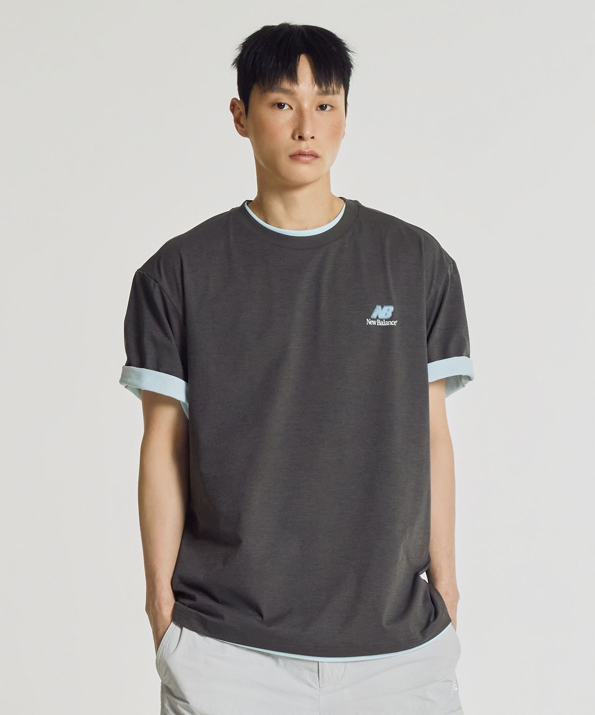 뉴발란스(NEW BALANCE) NBNEG31613 / UNI FROZEN 1906 반팔티 (CHARCOAL)