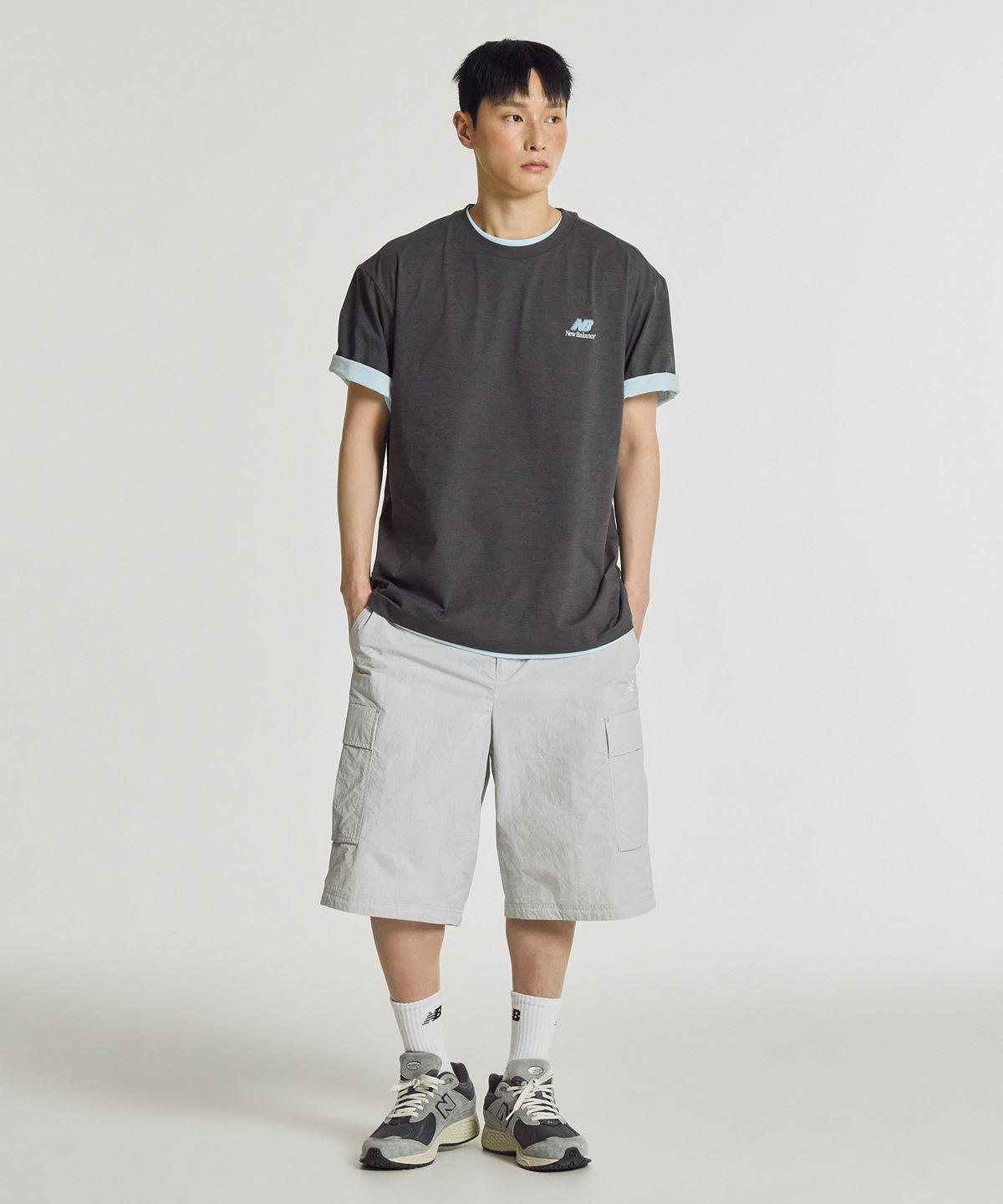 뉴발란스(NEW BALANCE) NBNEG31613 / UNI FROZEN 1906 반팔티 (CHARCOAL)