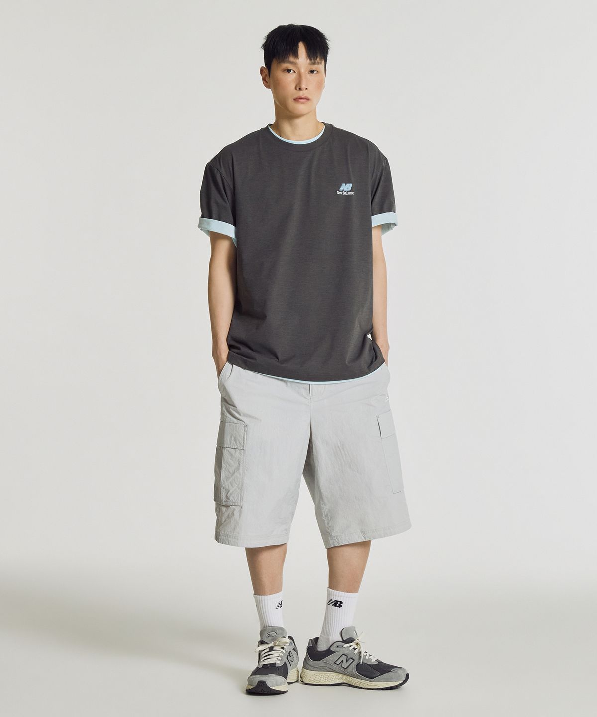 뉴발란스(NEW BALANCE) NBNEG31613 / UNI FROZEN 1906 반팔티 (CHARCOAL)