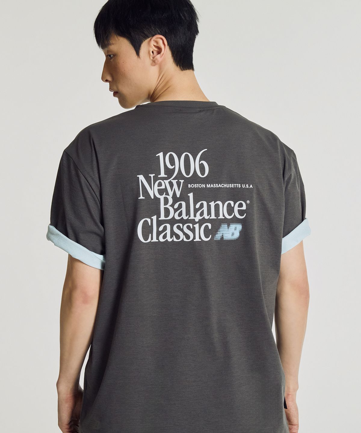 뉴발란스(NEW BALANCE) NBNEG31613 / UNI FROZEN 1906 반팔티 (CHARCOAL)