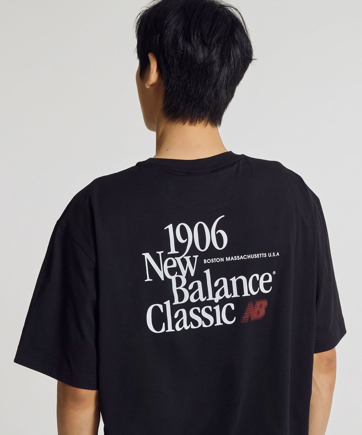 뉴발란스(NEW BALANCE) NBNEG31613 / UNI FROZEN 1906 반팔티 (BLACK)