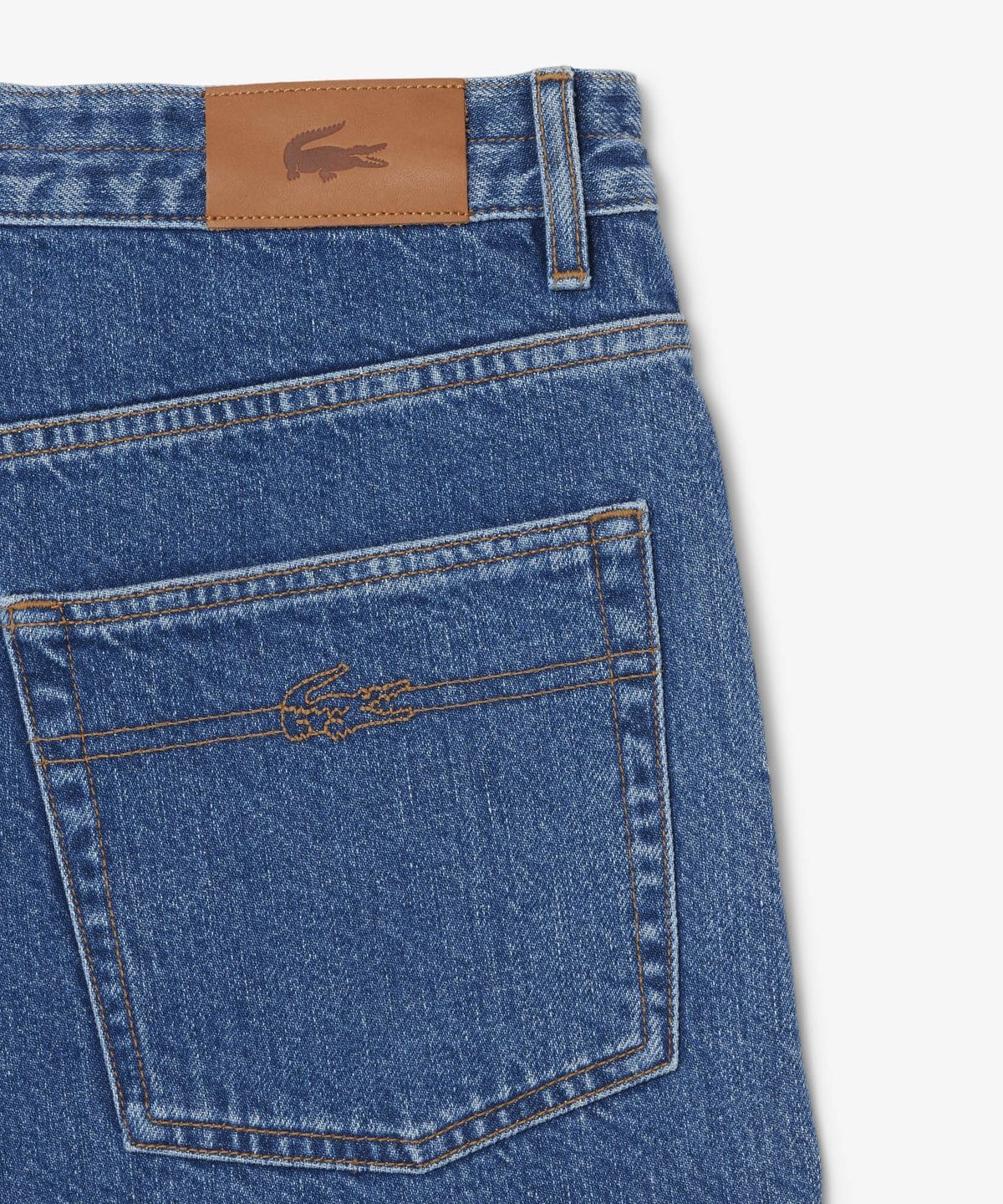 라코스테(LACOSTE) 여성 데님 스트링 쇼츠 FF0199-56G 36L