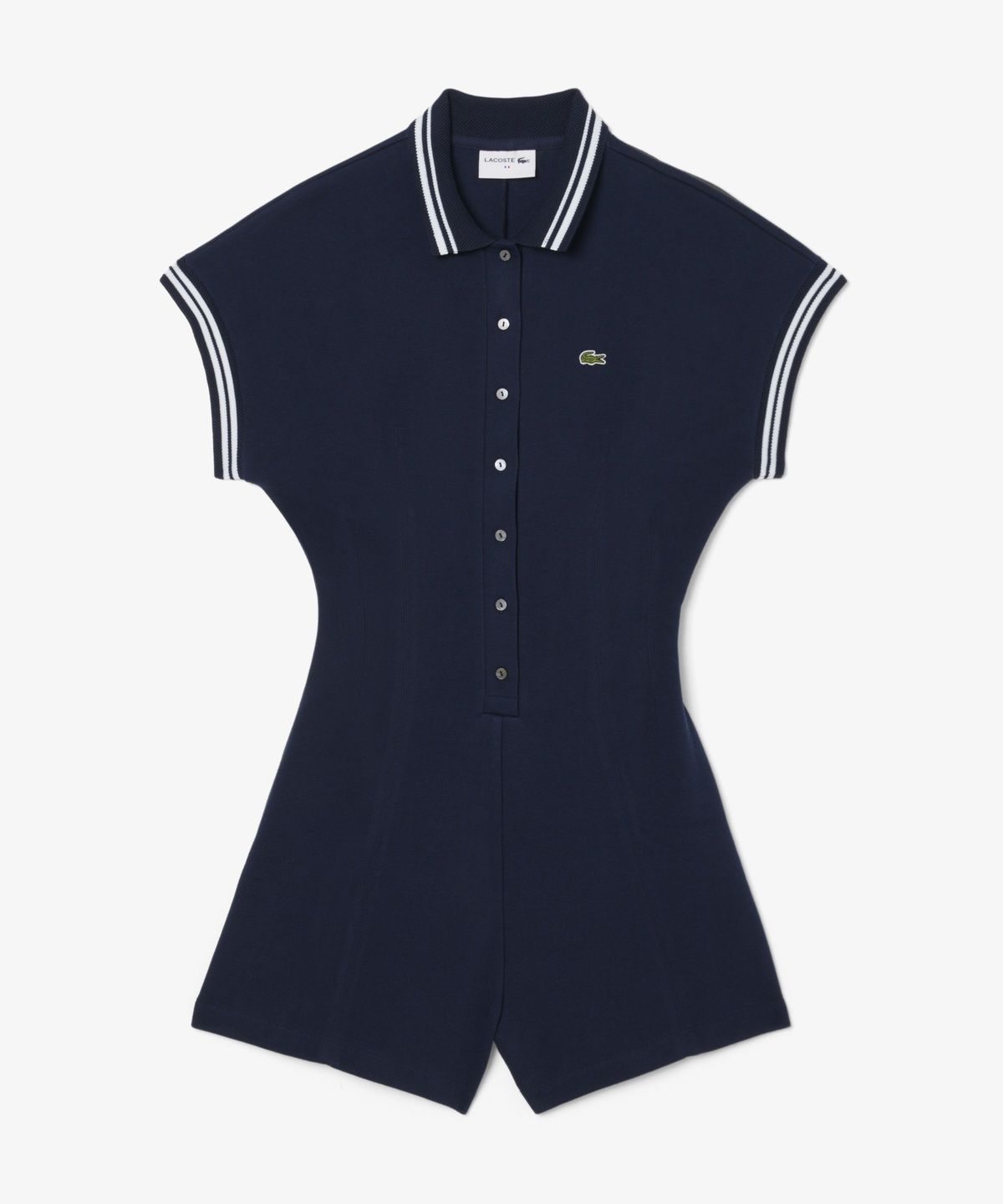 라코스테(LACOSTE) 여성 MIF 스트라이프 카라 점프수트 EF2431-56G 525