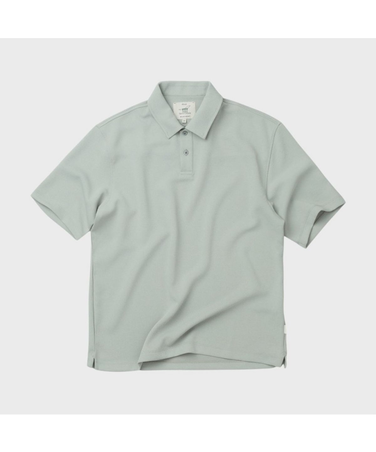 헨리코튼(HENRY COTTONS) [Imported  Fabric] 우븐 카라 반팔 티셔츠 AHTAM26401BEL