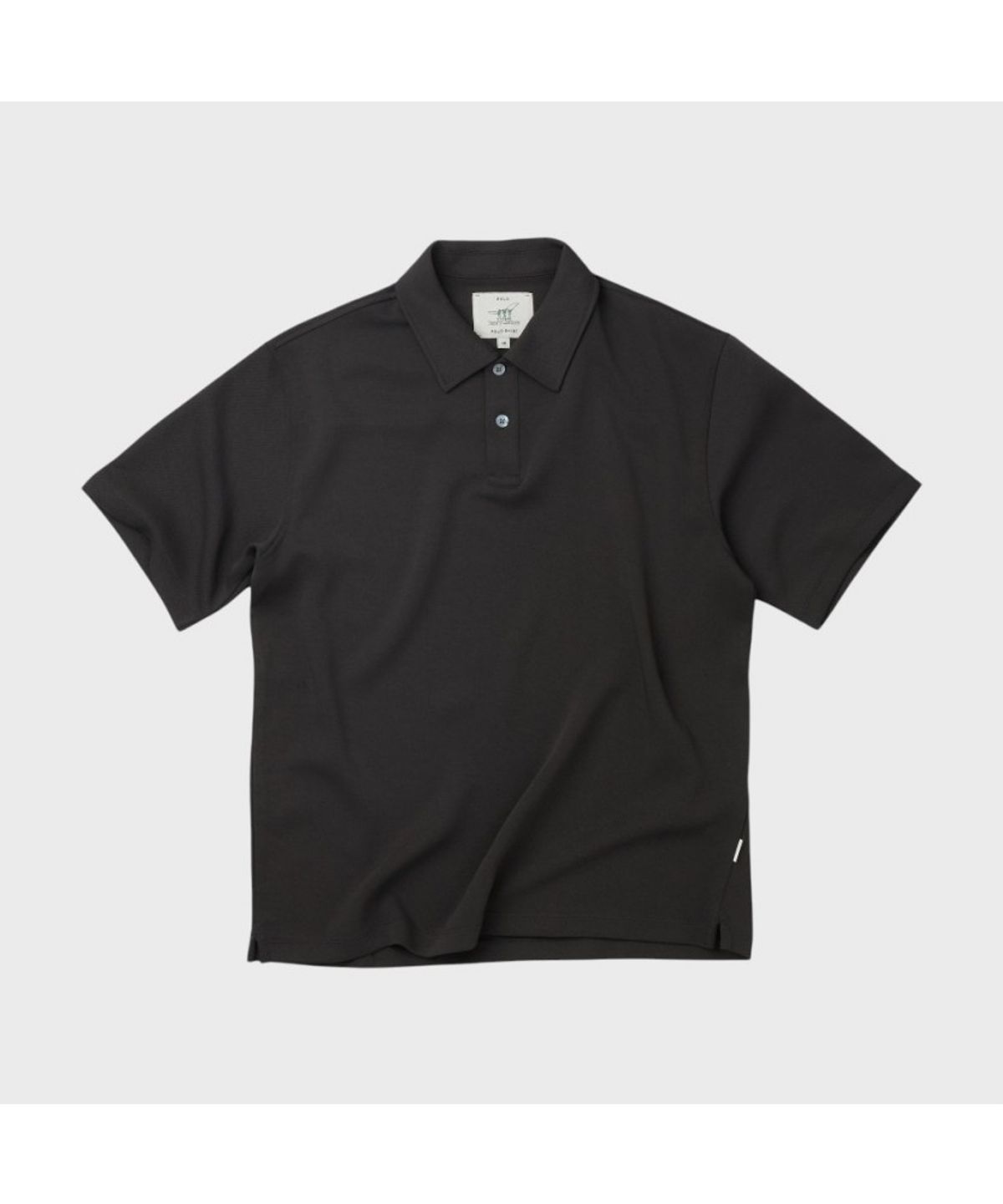 헨리코튼(HENRY COTTONS) [Imported  Fabric] 우븐 카라 반팔 티셔츠 AHTAM26401BRX