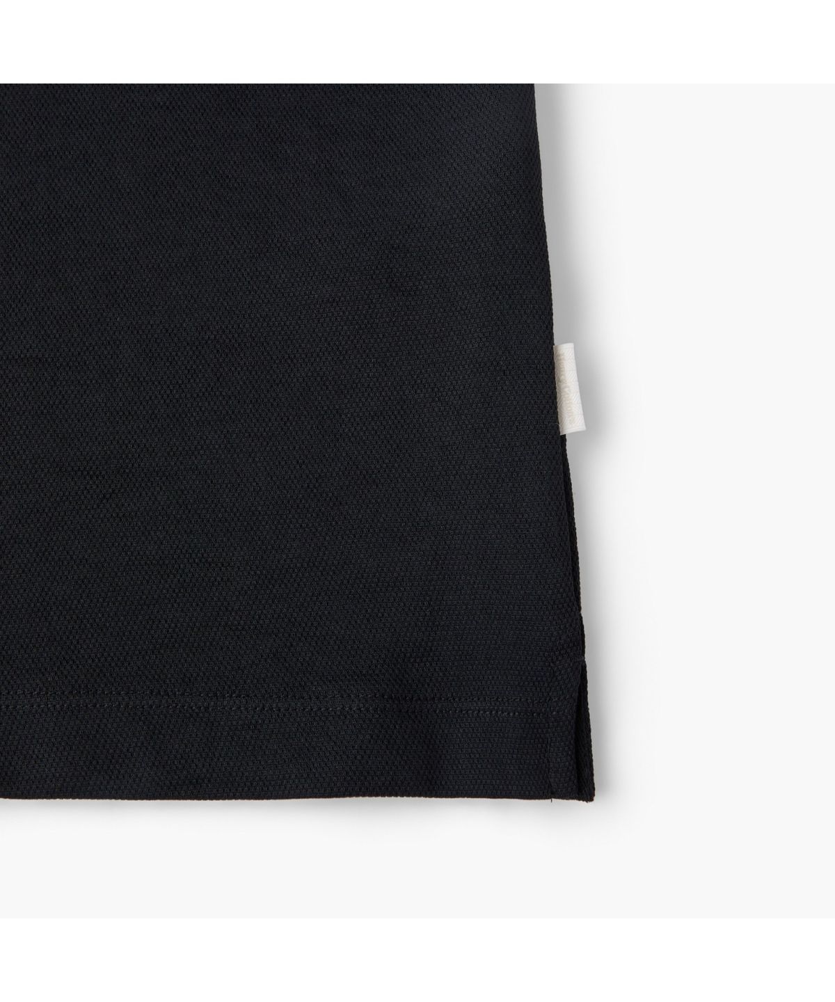 헨리코튼(HENRY COTTONS) [Imported  Fabric] 우븐 카라 반팔 티셔츠 AHTAM26401BKX