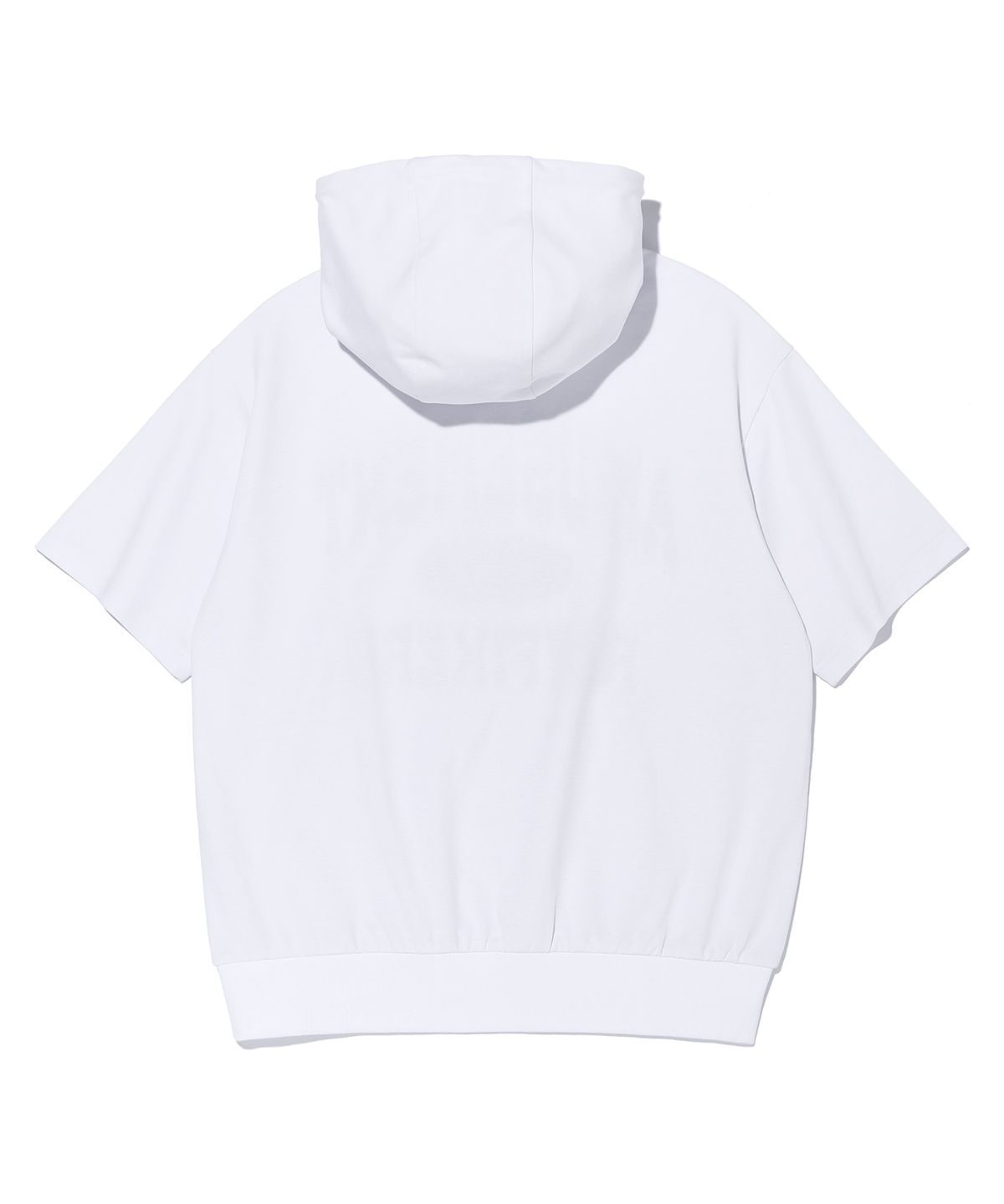 레이피커스(RAYFIKERS) 어뮤즈먼트 타이핑 후드 숏 슬리브 MQ7TU442_WHITE