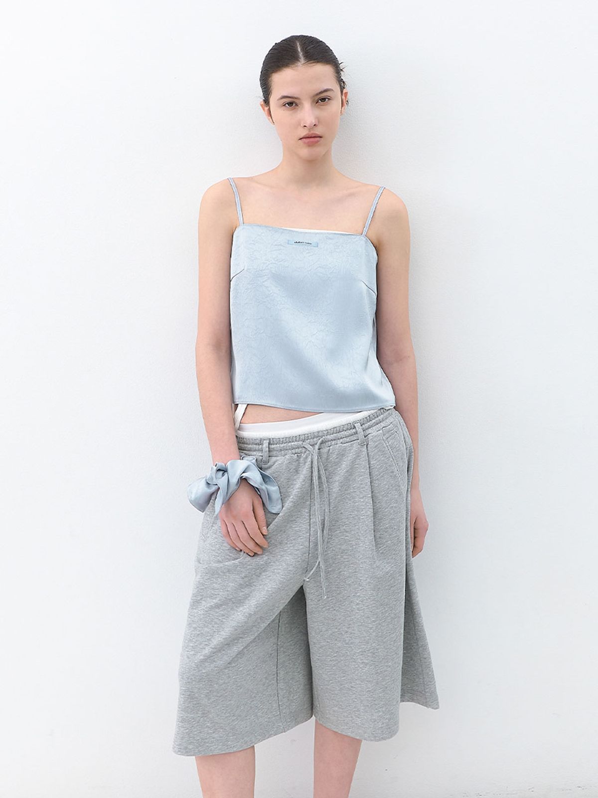 아틀리에 나인(ATELIER NAIN) AN CONTRAST WAIST BAND BURMUDA PANTS (PT-5785)