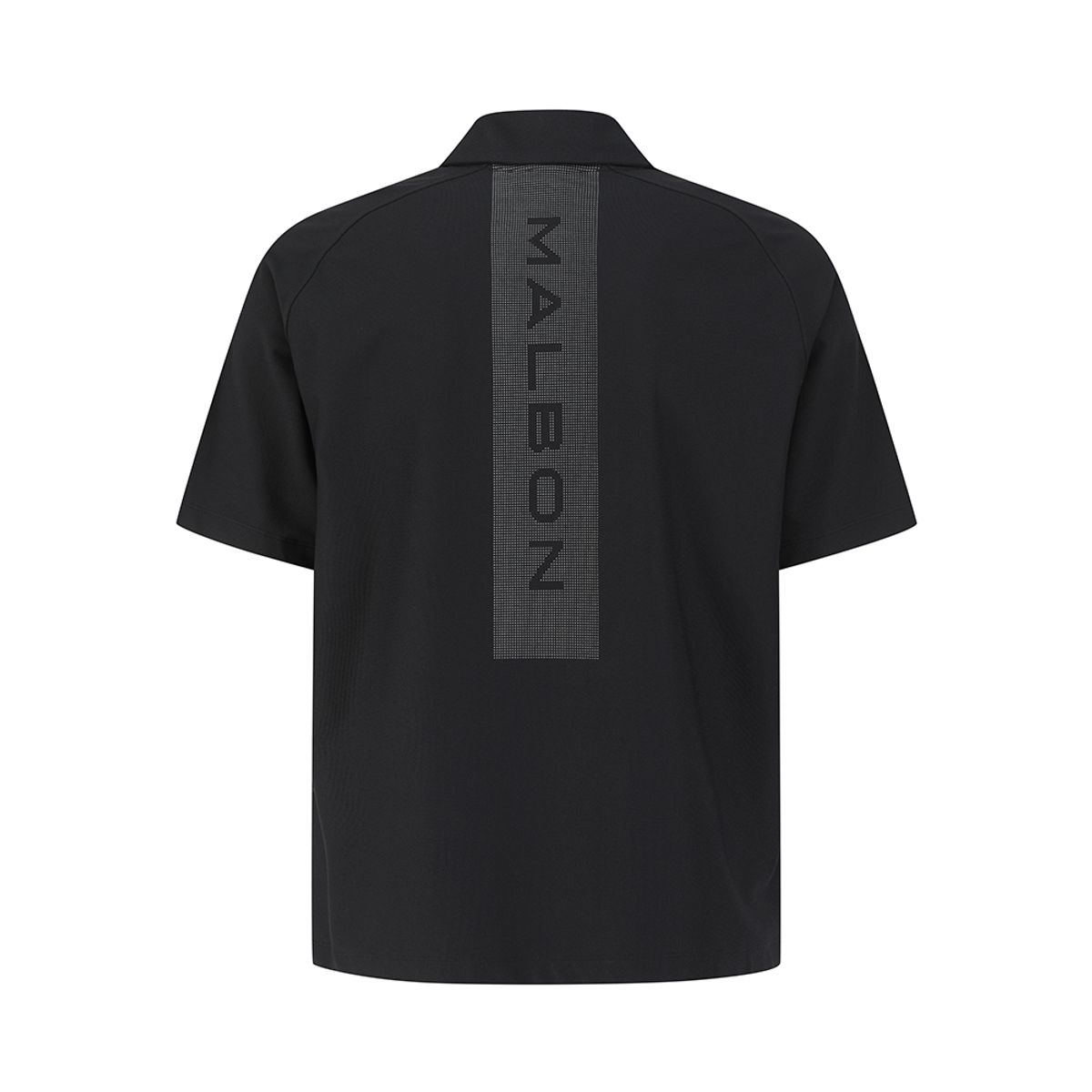 말본 골프(MALBON GOLF) 퍼포먼스 반팔 폴로 티셔츠 BLACK (MAN)