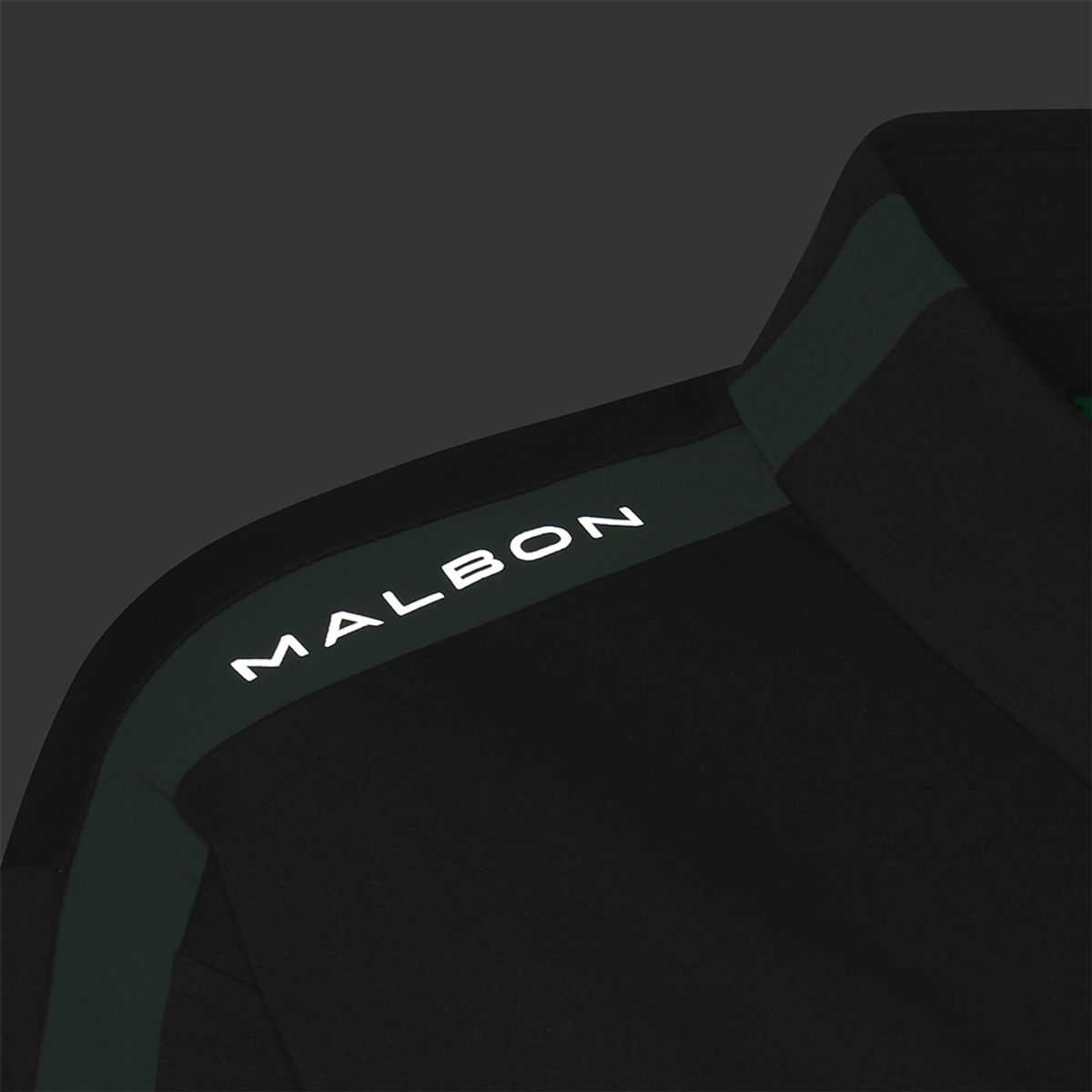 말본 골프(MALBON GOLF) 퍼포먼스 폴로 티셔츠 BLACK (MAN)