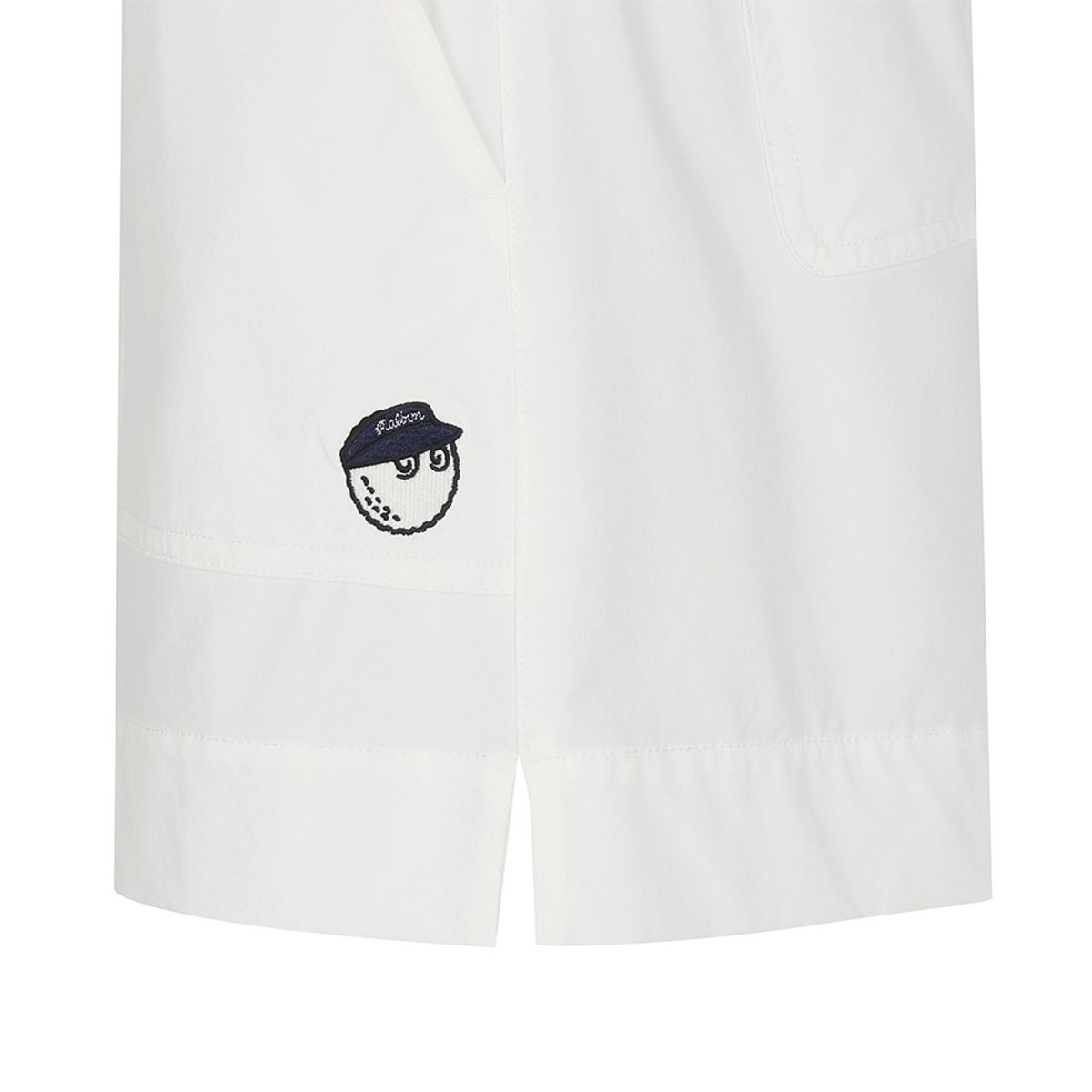 말본 골프(MALBON GOLF) 에센셜 밴드 하프 팬츠 OFF WHITE (WOMAN)