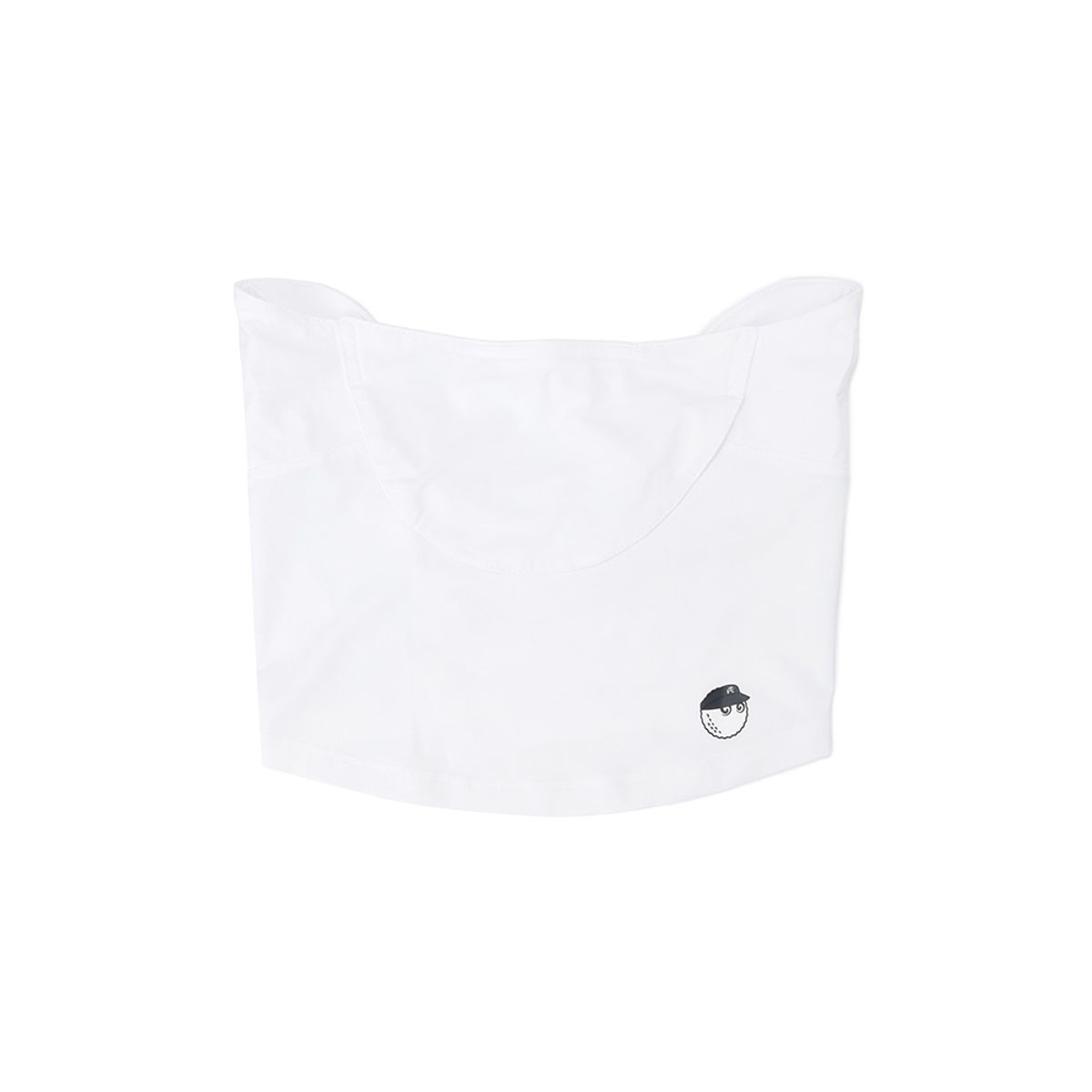 말본 골프(MALBON GOLF) 말본 로고 포인트 쿨링 커버 마스크 WHITE