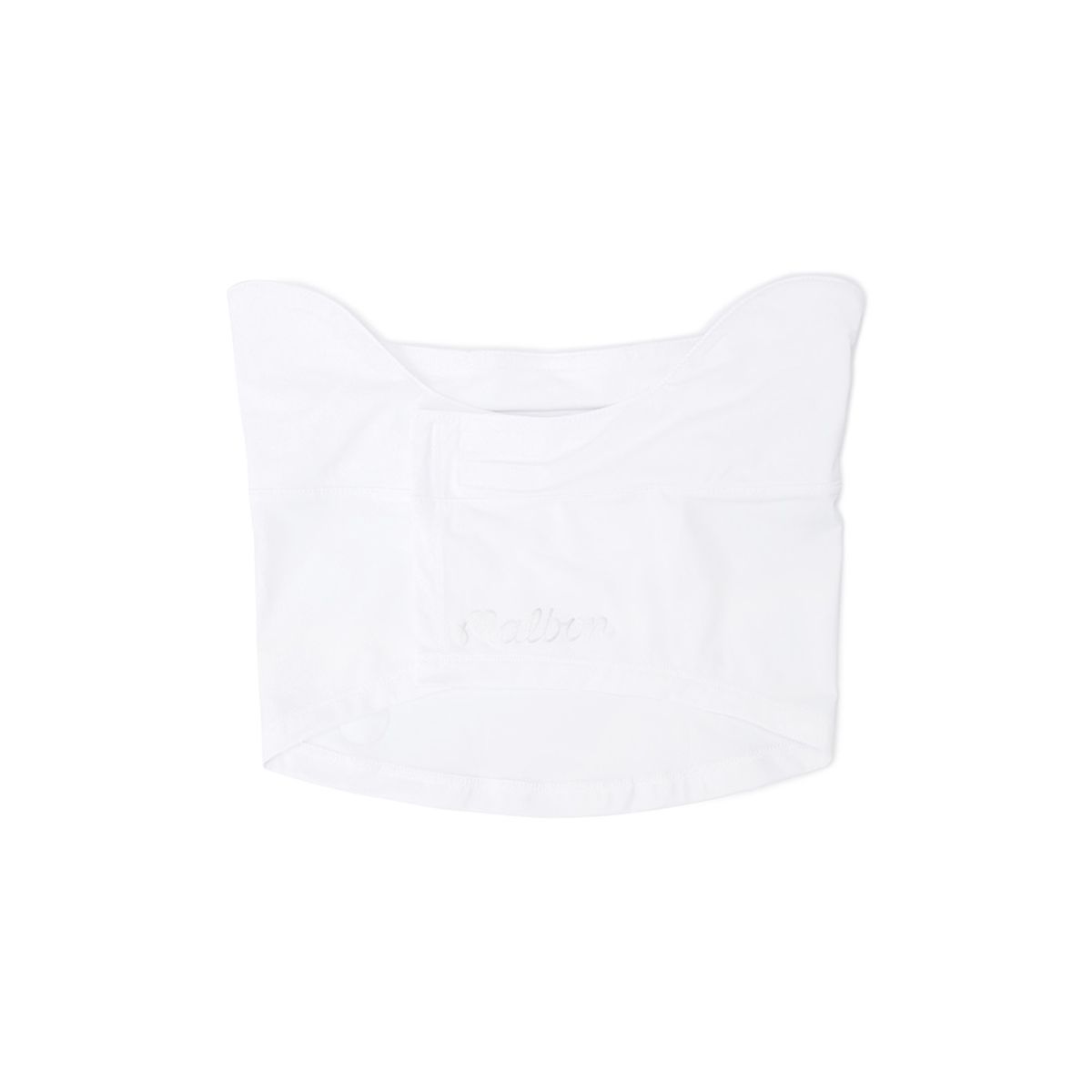 말본 골프(MALBON GOLF) 말본 로고 포인트 쿨링 커버 마스크 WHITE