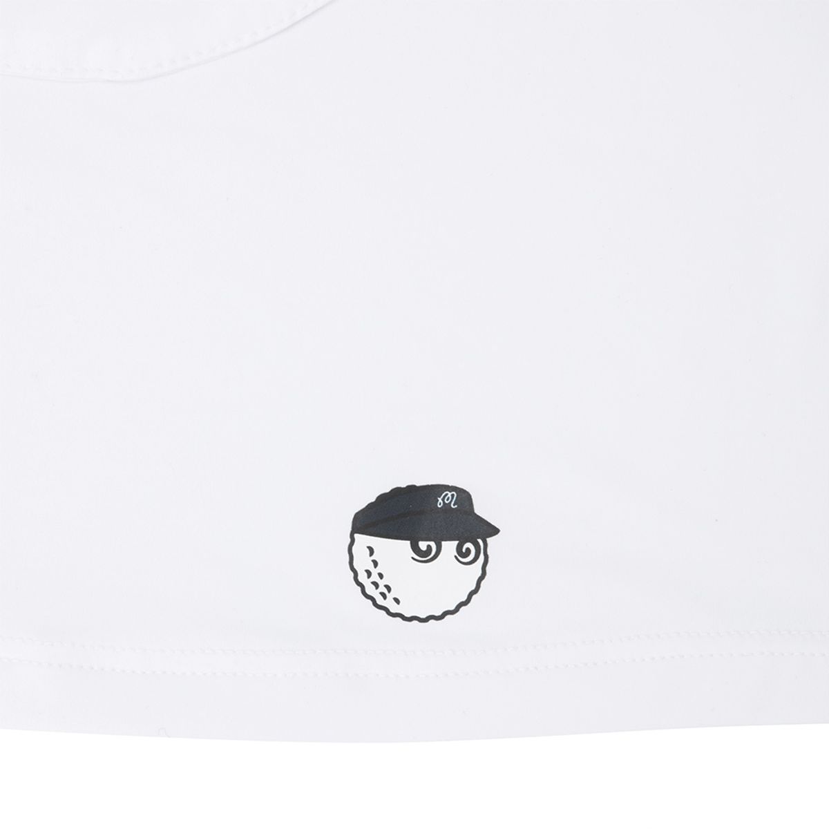 말본 골프(MALBON GOLF) 말본 로고 포인트 쿨링 커버 마스크 WHITE