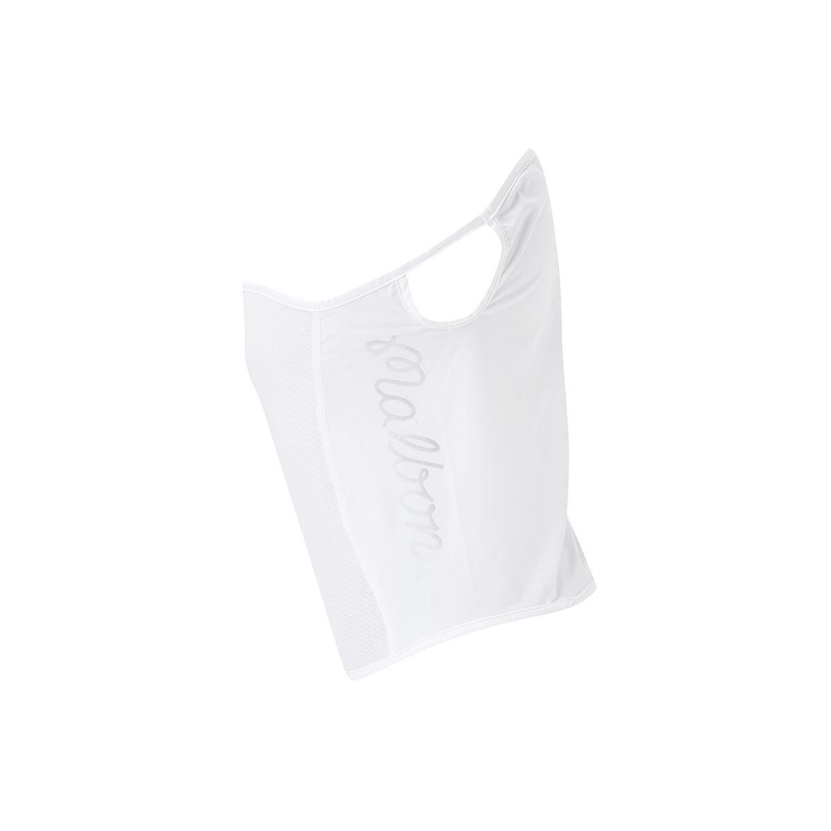 말본 골프(MALBON GOLF) 말본 로고 포인트 쿨링 넥 커버 마스크 WHITE