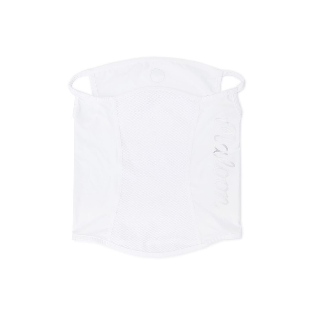 말본 골프(MALBON GOLF) 말본 로고 포인트 쿨링 넥 커버 마스크 WHITE
