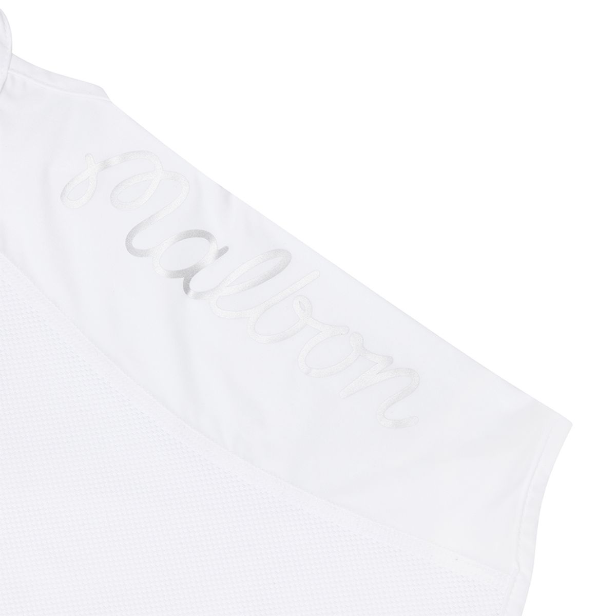 말본 골프(MALBON GOLF) 말본 로고 포인트 쿨링 넥 커버 마스크 WHITE