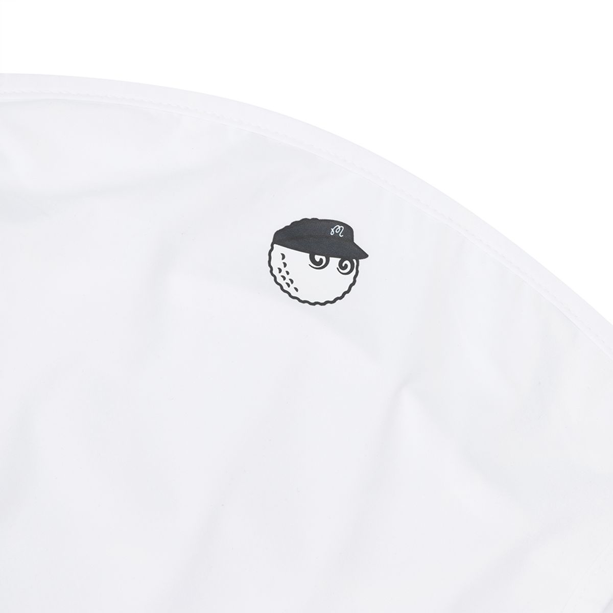 말본 골프(MALBON GOLF) 말본 로고 포인트 쿨링 넥 커버 마스크 WHITE