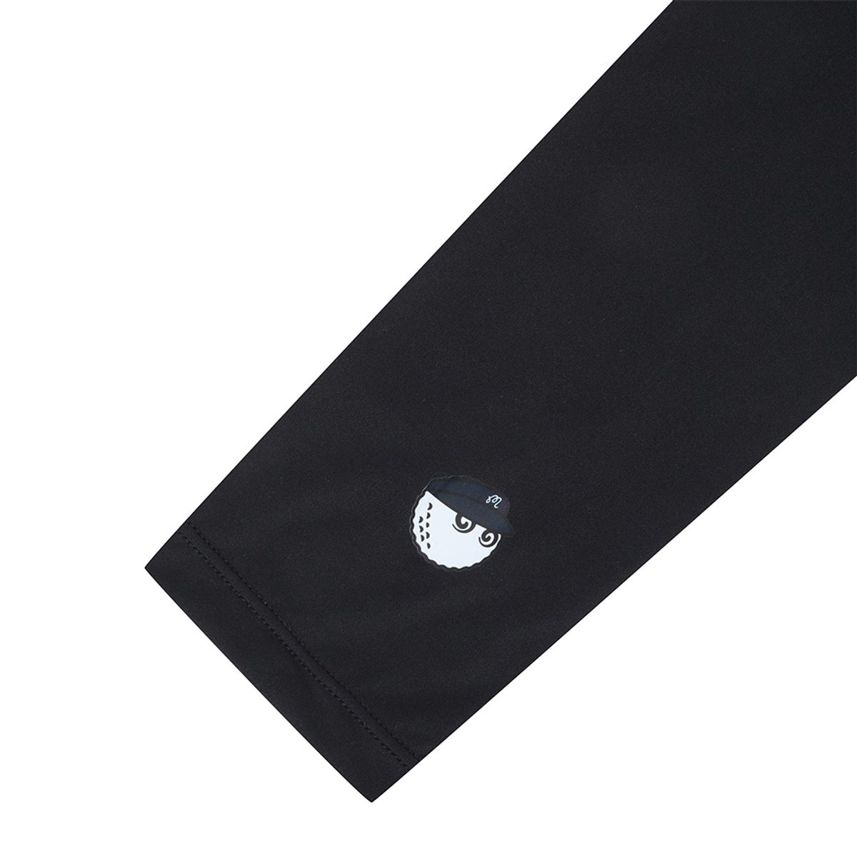 말본 골프(MALBON GOLF) 말본 로고 포인트 쿨링 팔토시 BLACK