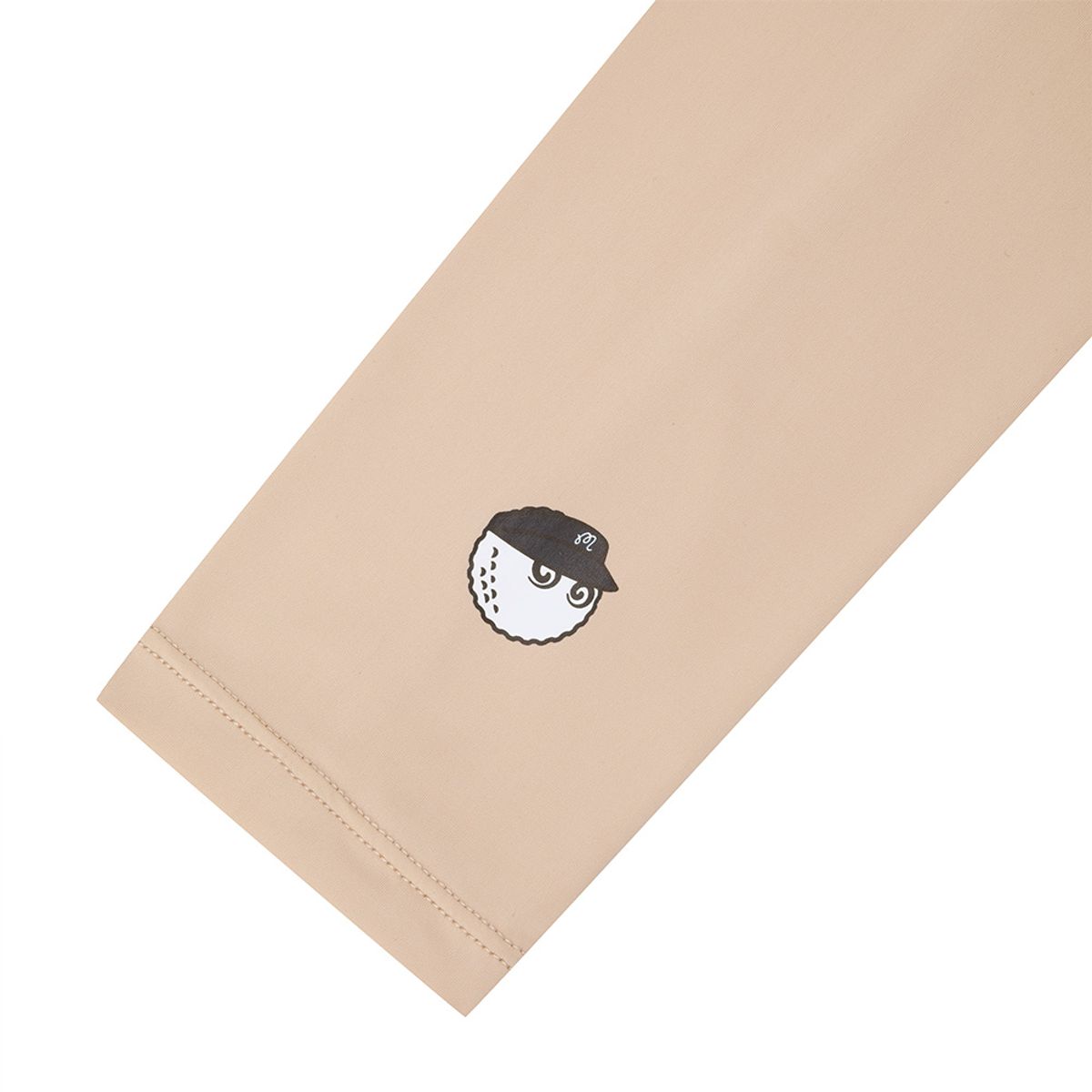 말본 골프(MALBON GOLF) 말본 로고 포인트 쿨링 팔토시 BEIGE