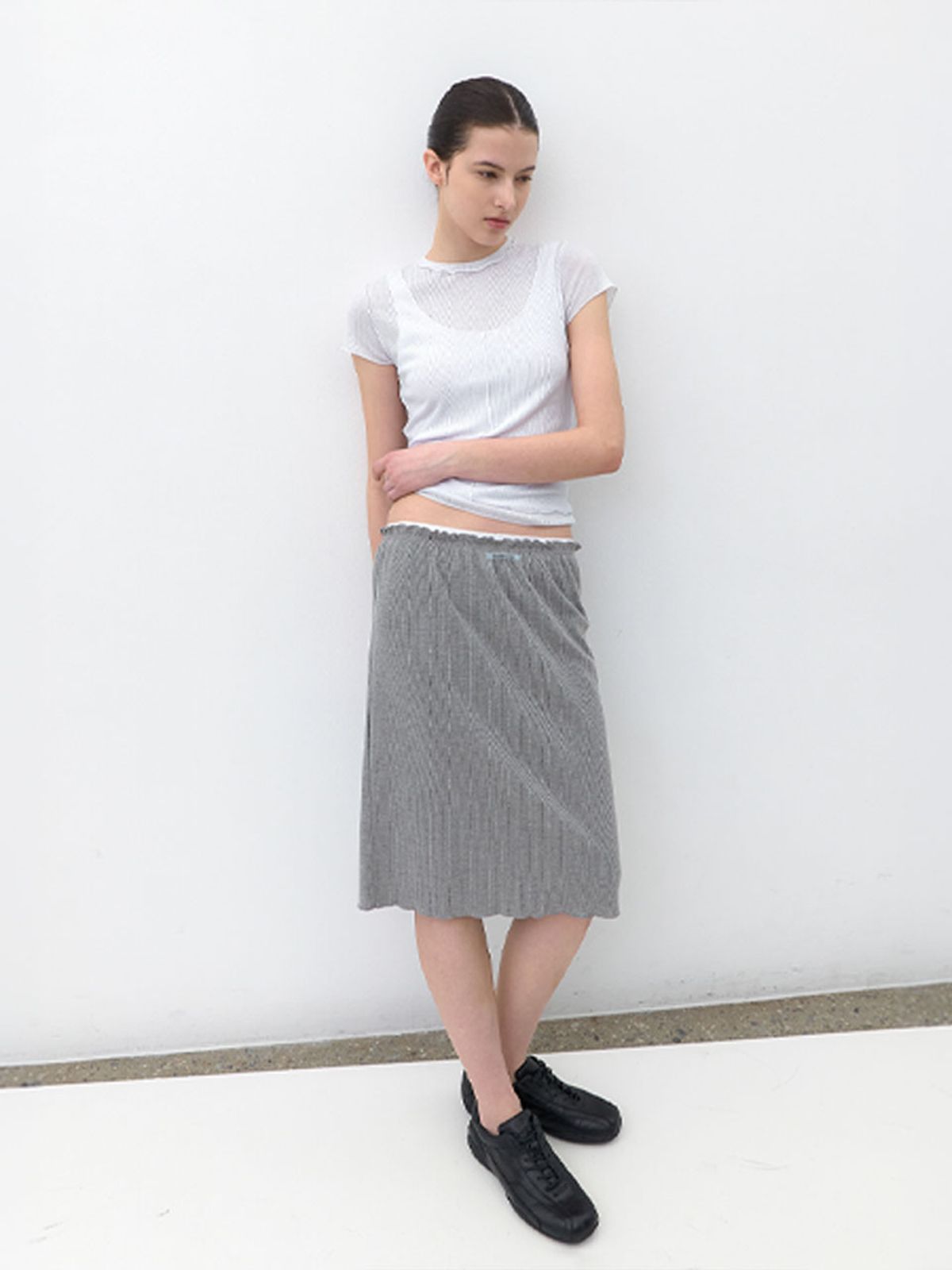 아틀리에 나인(ATELIER NAIN) AN INTERLOCK LAYERED SET TEE (T-7226)