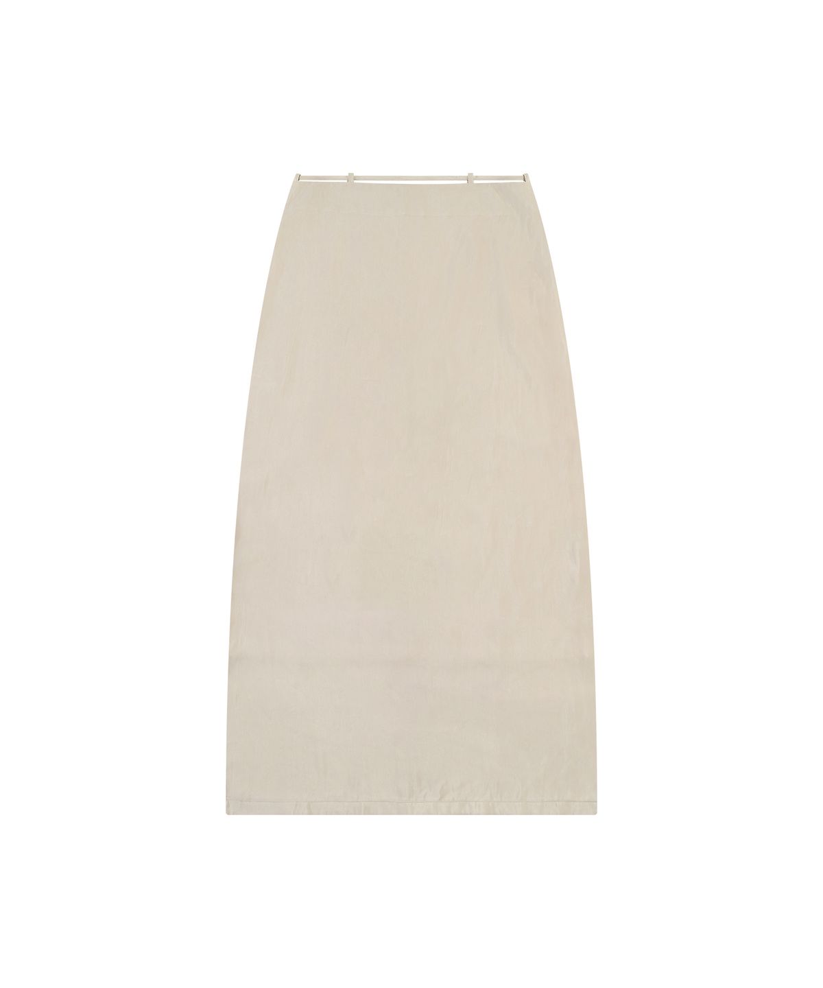 반원 아틀리에(VANONE ATELIER) P3317 실키 맥시 스커트_Light beige