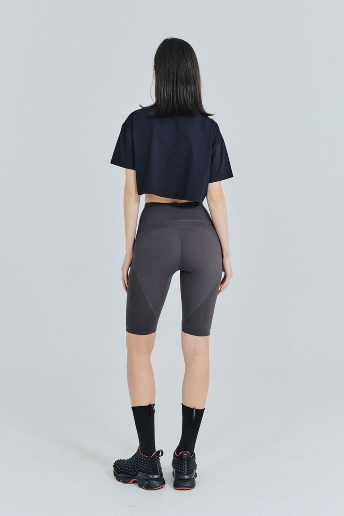 비나앤코(VINAANDCO) 5부 힙업레깅스 - 다크그레이 (XS/S/M/L)