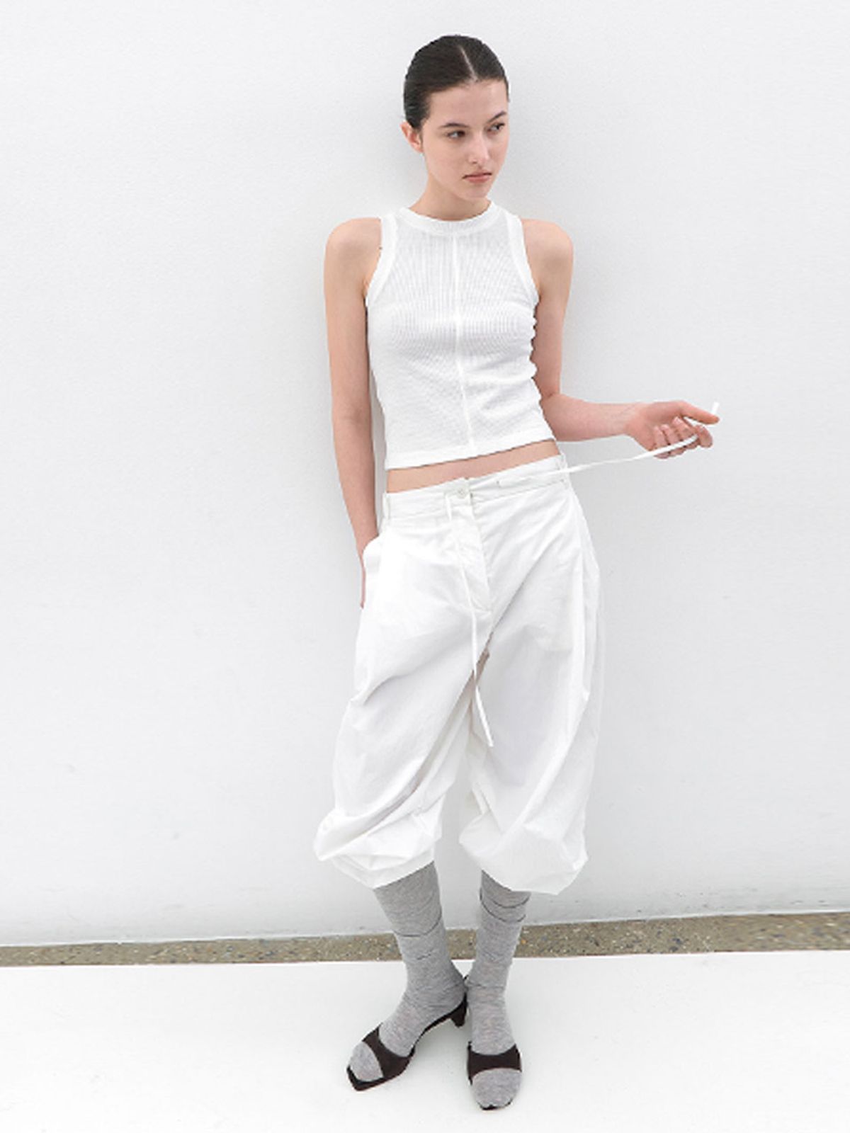 아틀리에 나인(ATELIER NAIN) AN WAFFLE ON-NECK TEE S (T-7225)