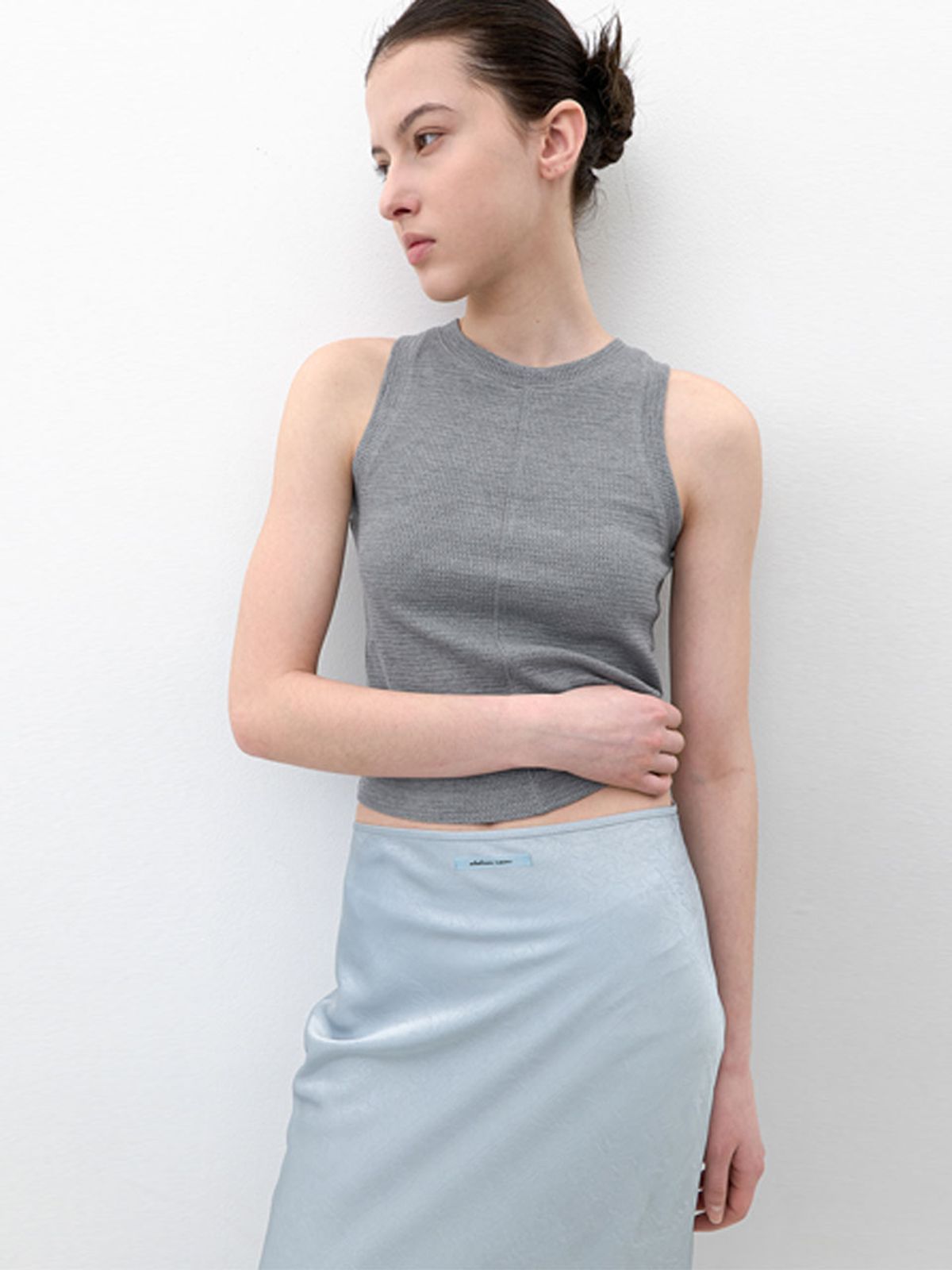 아틀리에 나인(ATELIER NAIN) AN WAFFLE ON-NECK TEE S (T-7225)