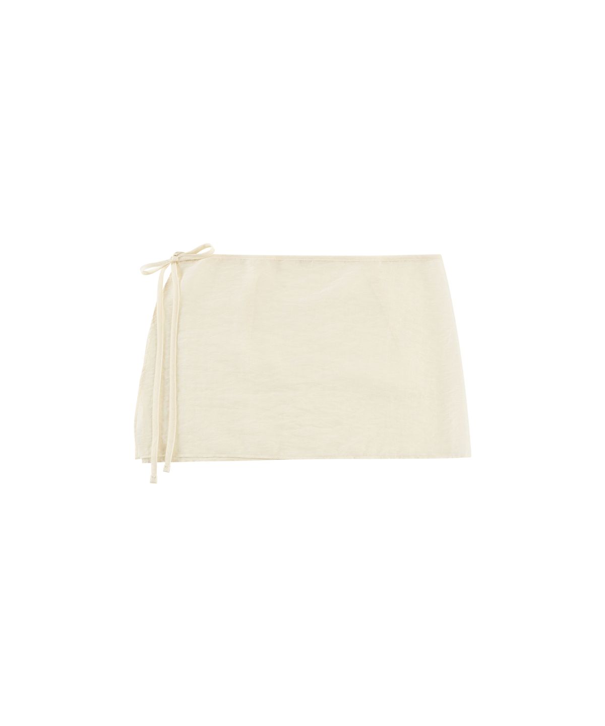 반원 아틀리에(VANONE ATELIER) P3324 시폰 랩 스커트_Cream