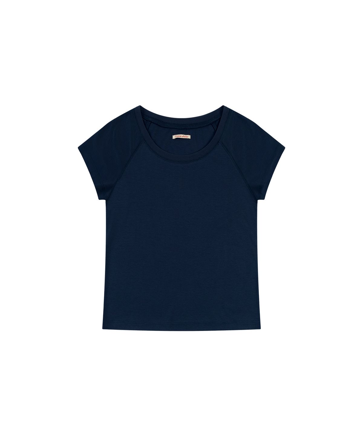 반원 아틀리에(VANONE ATELIER) A3594 에센셜 스쿱넥 티셔츠_Navy