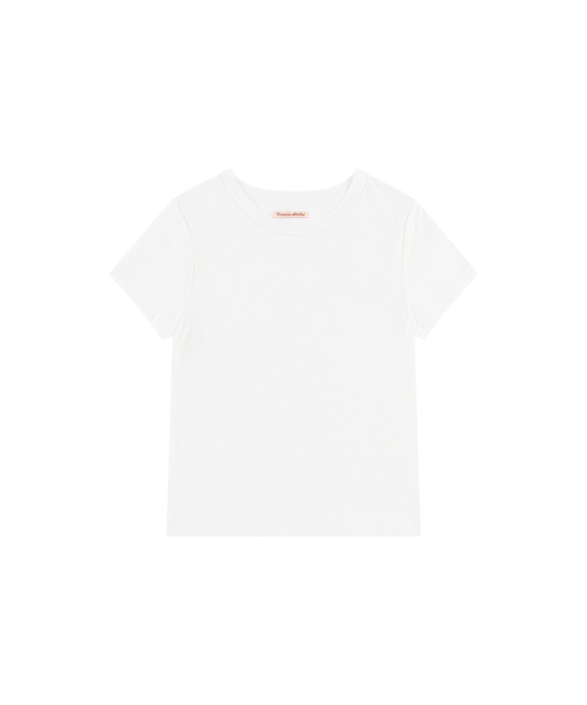 반원 아틀리에(VANONE ATELIER) A3595 에센셜 슬림핏 티셔츠_White